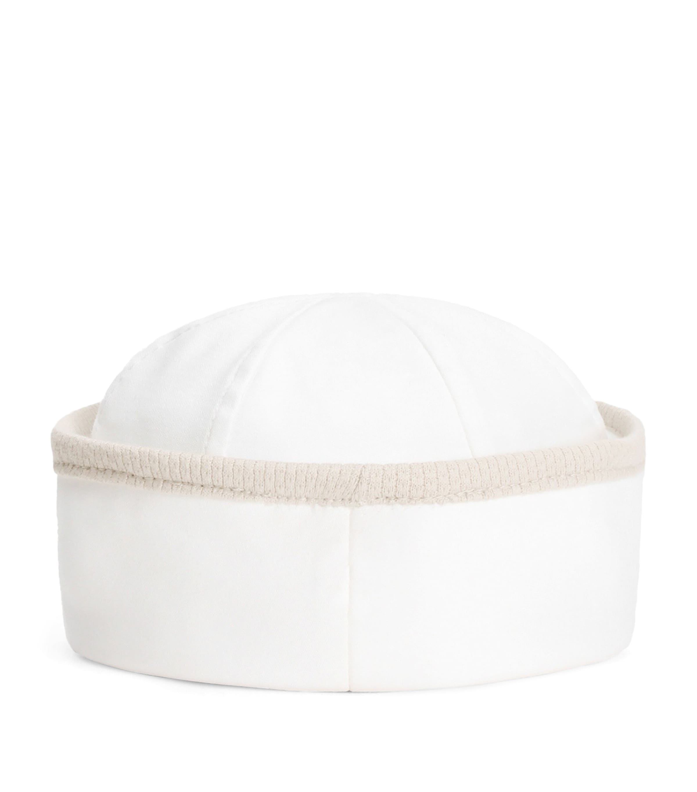 Dolce&Gabbana Kids Cotton Piqué Sailor Hat Combinedcolour Image 1