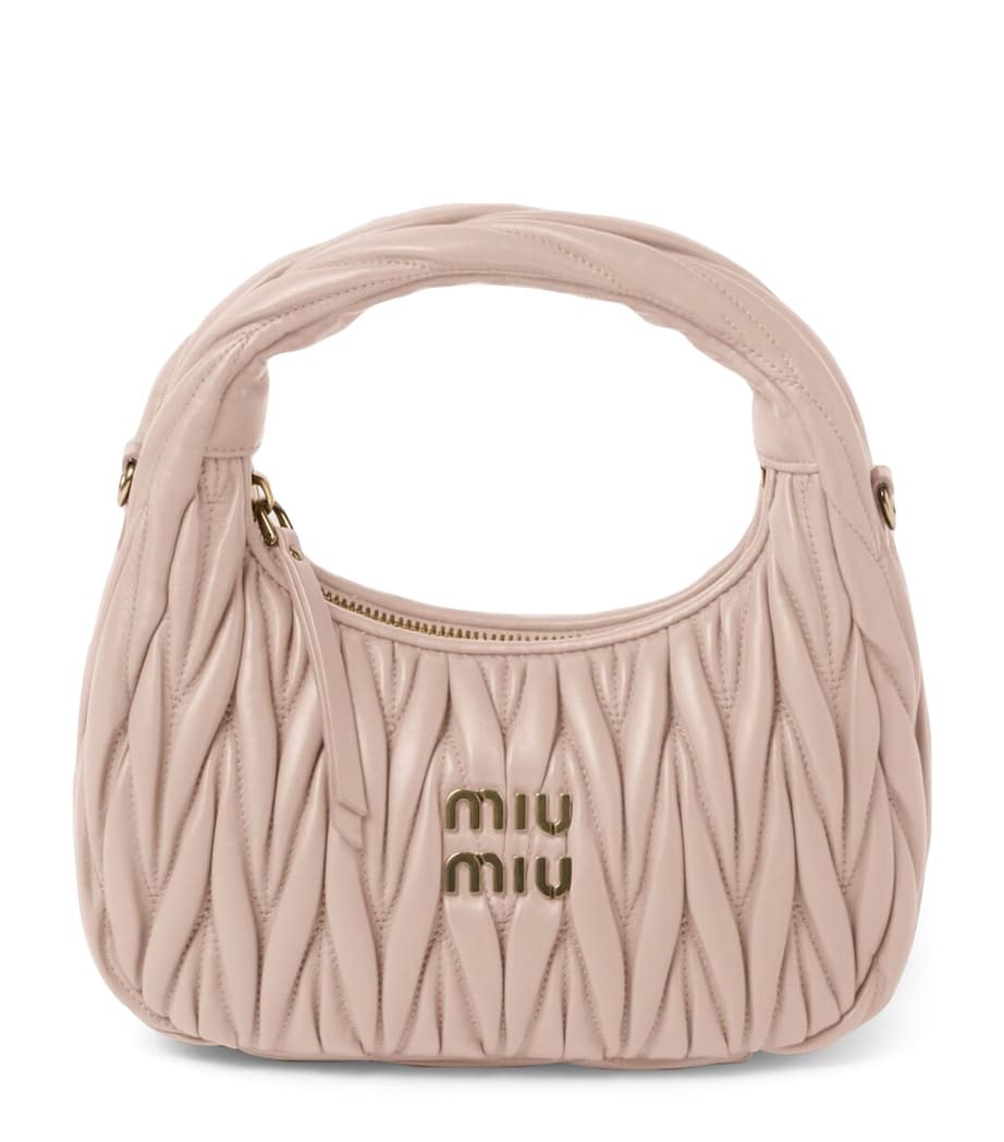 Small Matelassé Leather Wander Top-Handle Bag F0236 Image 1