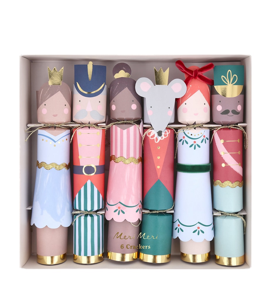 Nutcracker Ballet Christmas Crackers (Set of 6) MULTICOLORED Image 1
