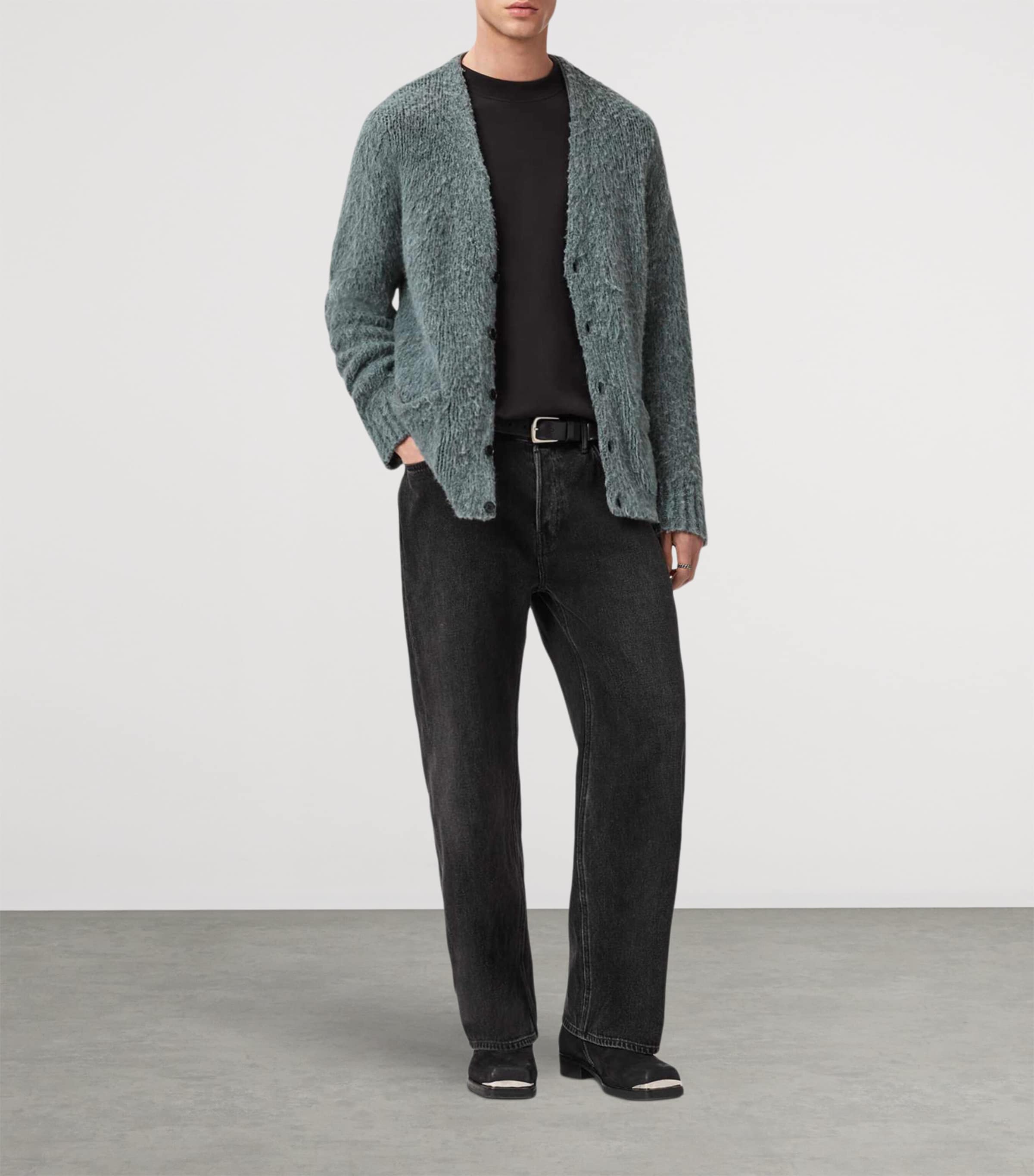 Wool-Blend Tobie Cardigan NORDIC GREEN Image 2