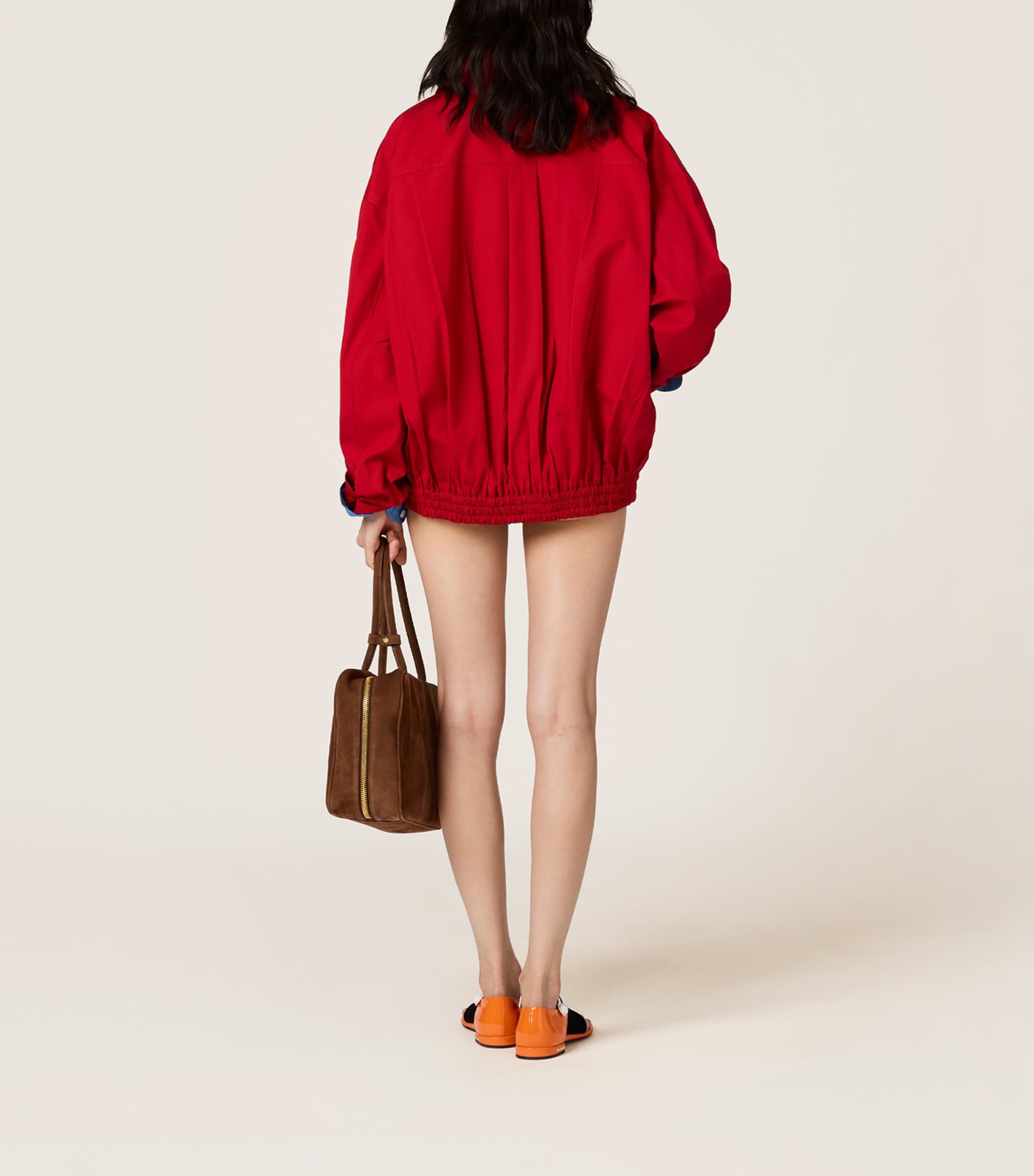 Poplin Blouson Jacket F0D56 Image 3