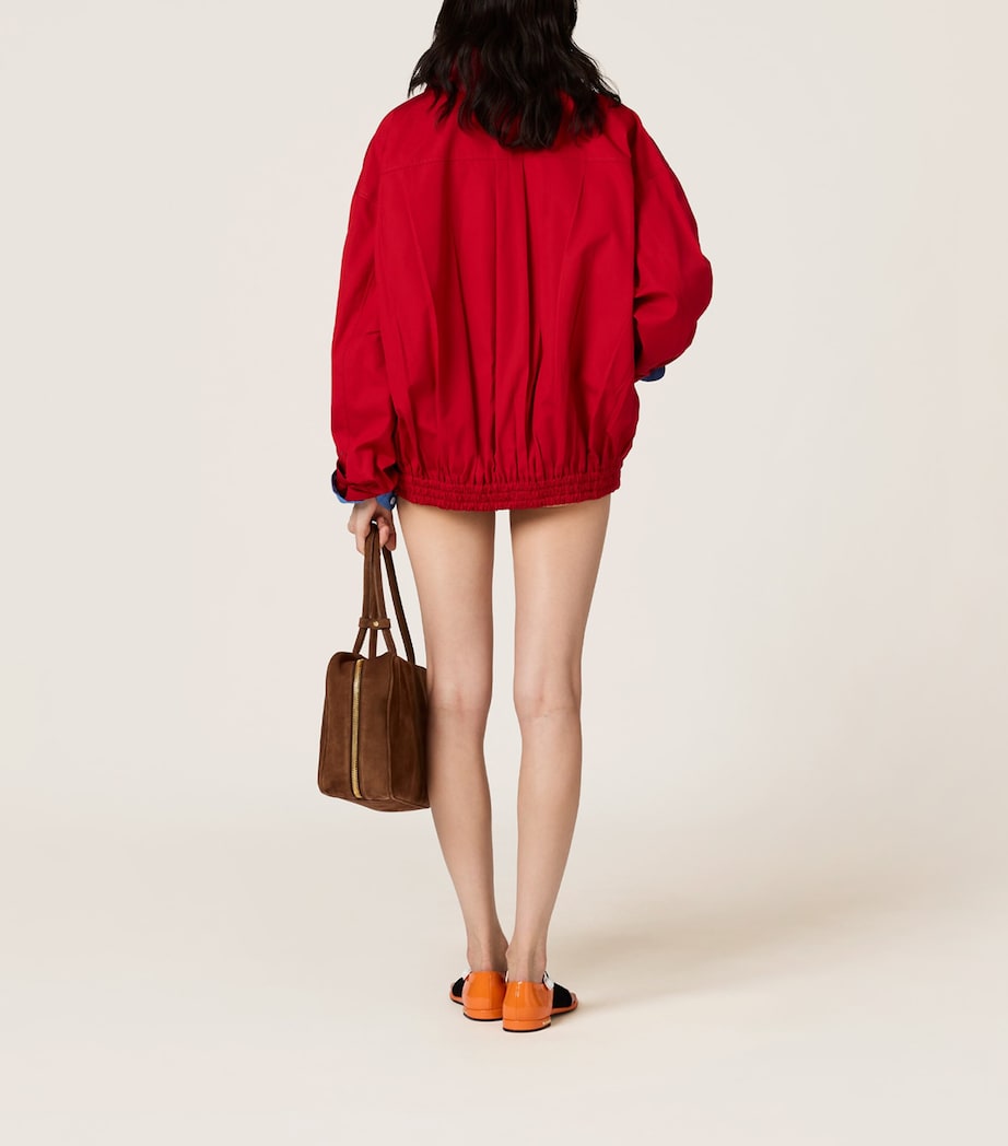 Poplin Blouson Jacket F0D56 Image 3