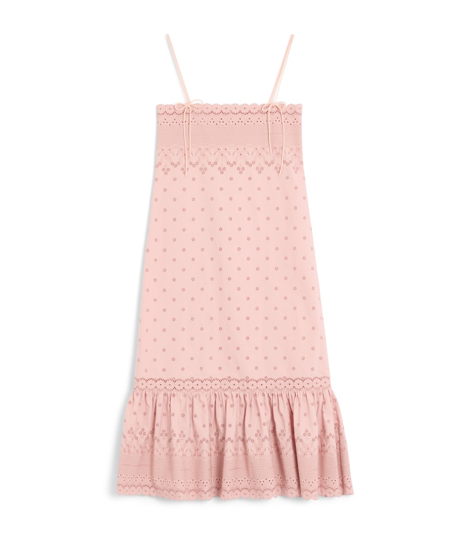 Valentino Womens Cotton Midi Dress Image 1