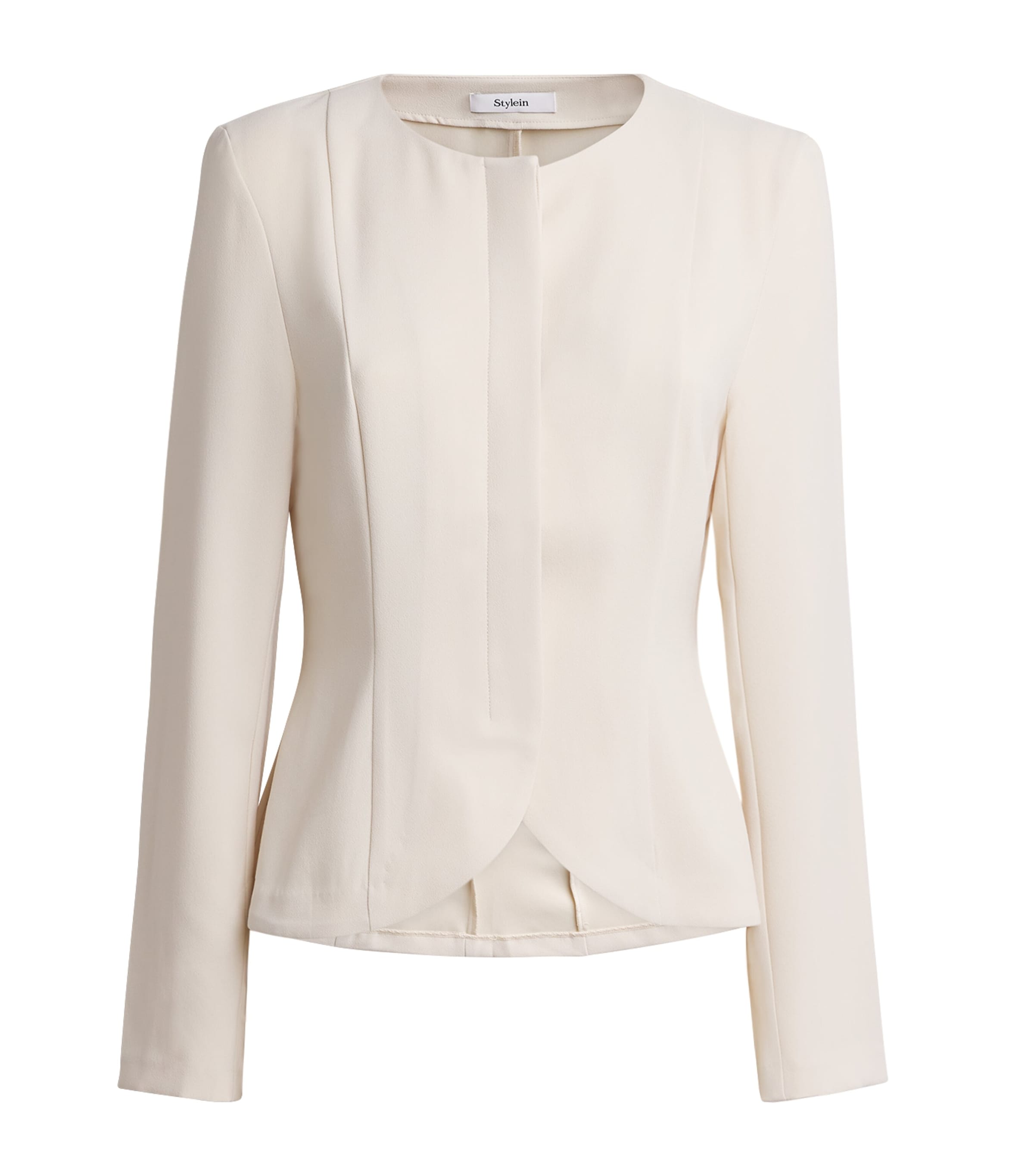 Stylein Womens Brienne Peplum Jacket Ivory Image 1