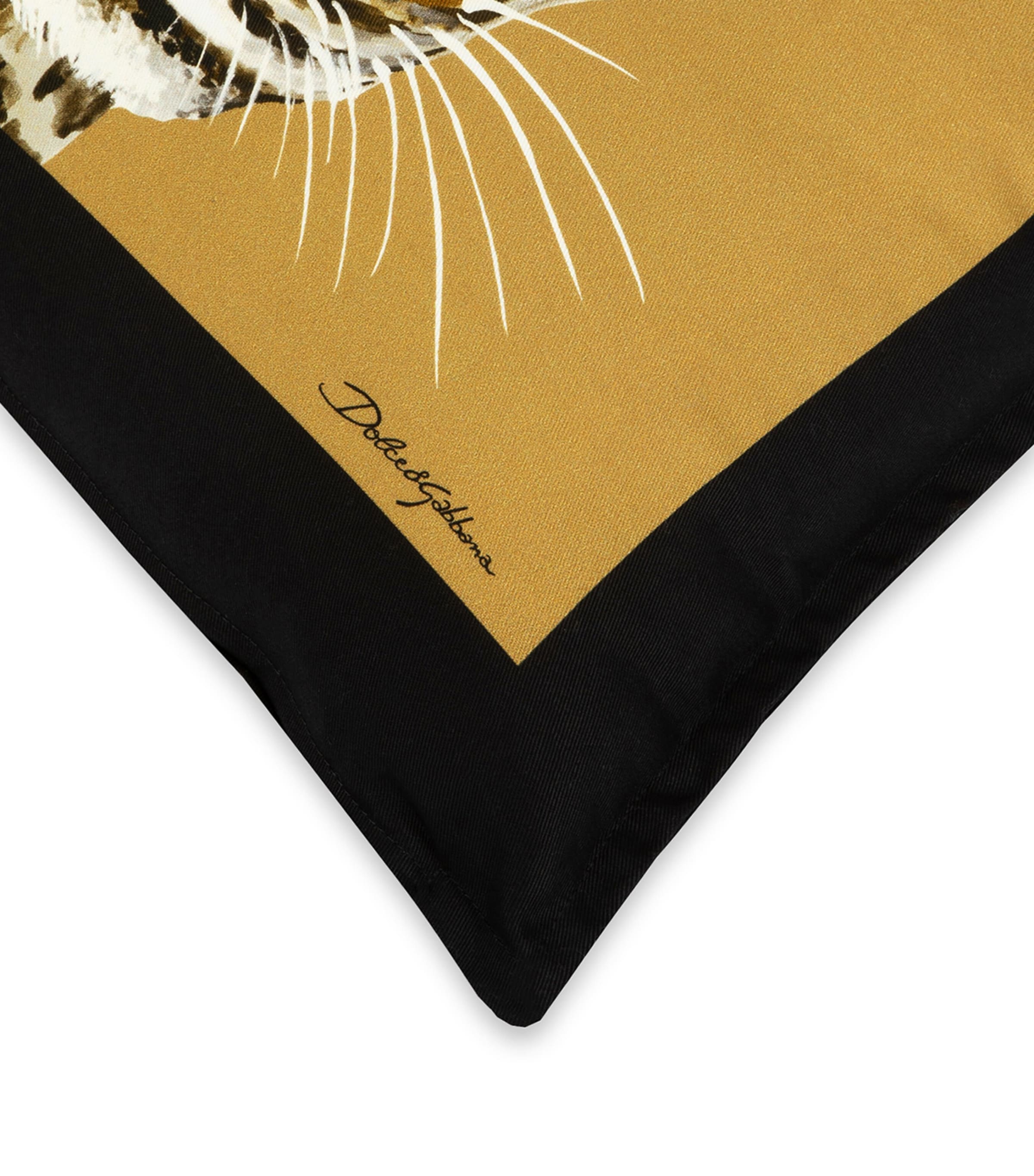 Dolce&Gabbana Casa Cotton Leopard Cushion (45cm x 45cm) Leopardo F Do Image 2