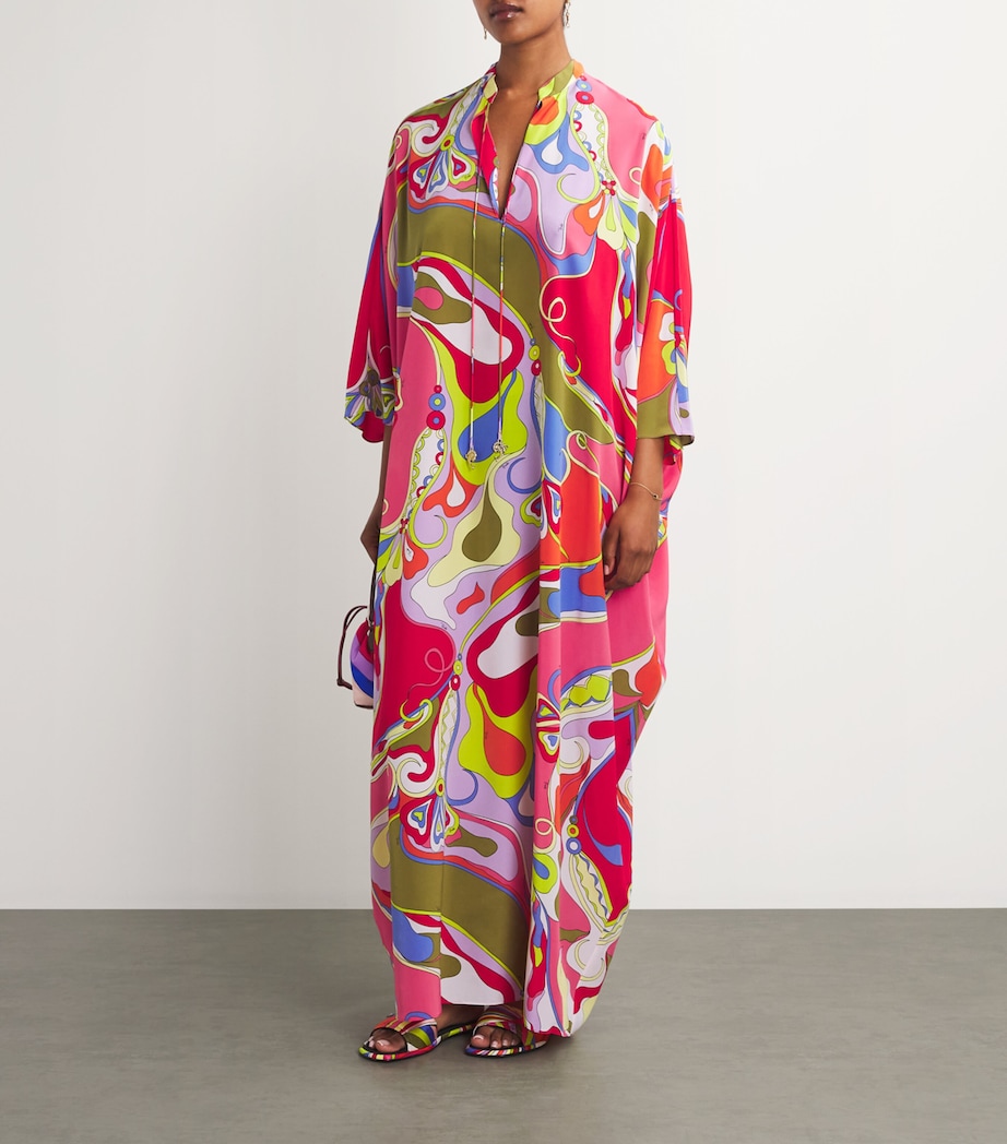 Silk Orchidee Kaftan 048 MULTICOLOR Image 2
