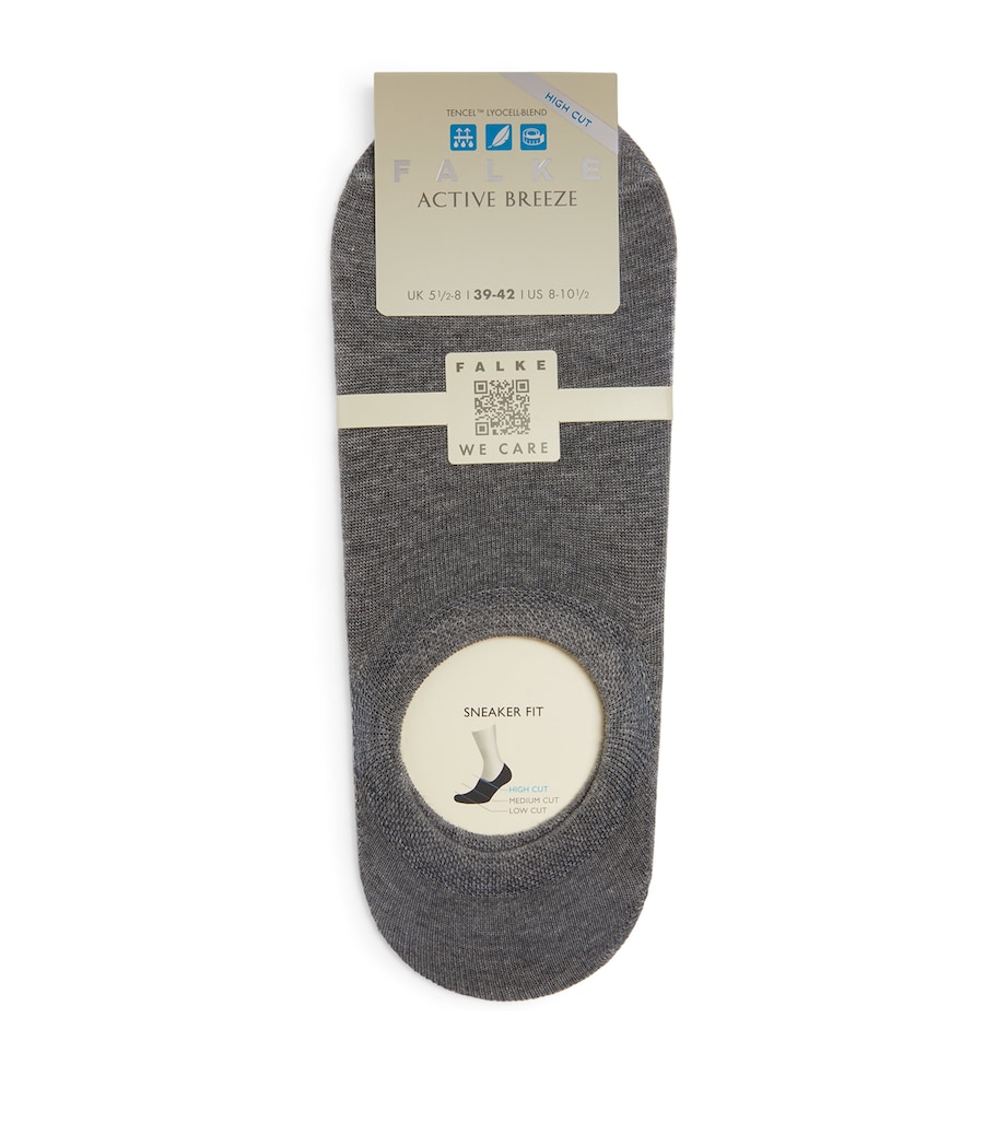 Active Breeze No Show Socks LIGHT GREYMEL Image 1