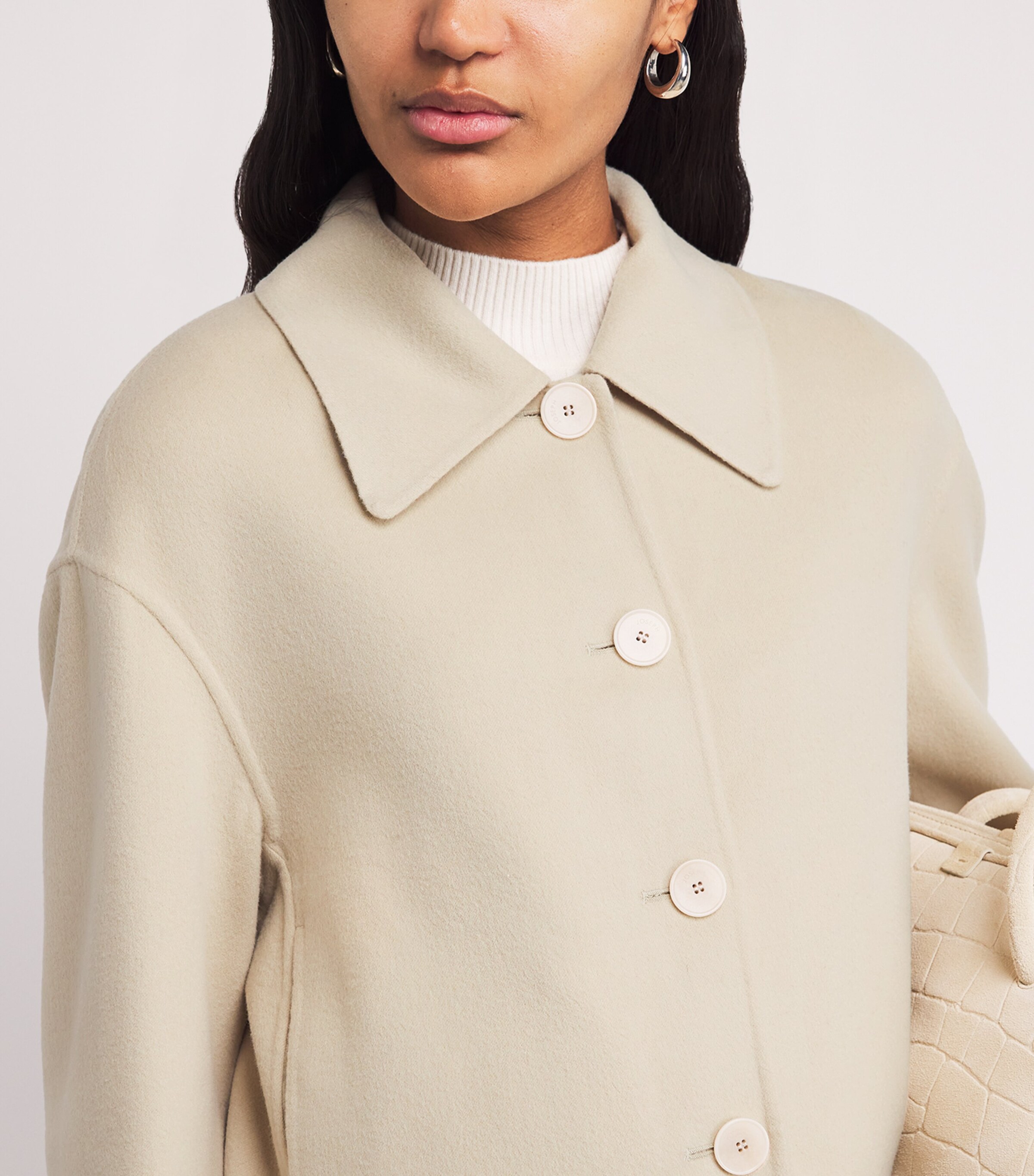 Wool-Silk Gerrard Jacket AFFOGATO Image 6