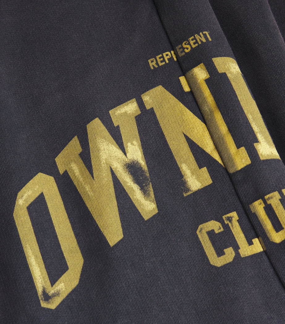 Cotton Owners Club Wide-Leg Sweatpants FADED BLACK Image 5