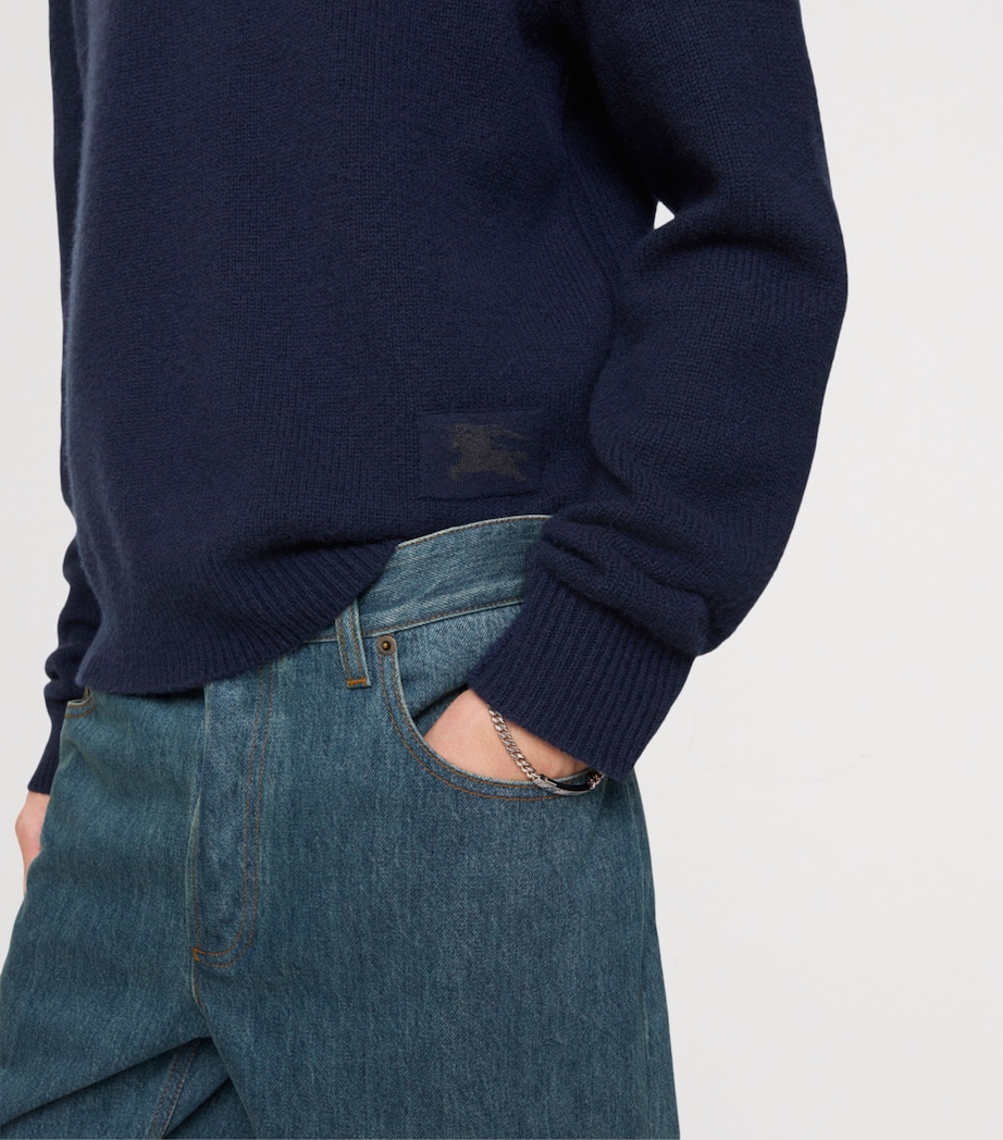 Cashmere-Blend EKD Sweater SILHOUETTE BLUE Image 3