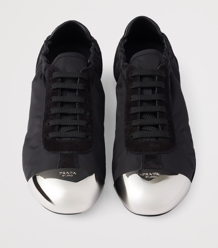 Suede-Re-Nylon-Metal Collapse Sneakers F0002 Image 3