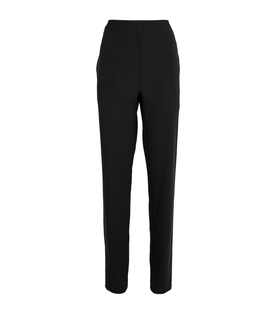 Wool-Rich Trousers BLACK Image 1