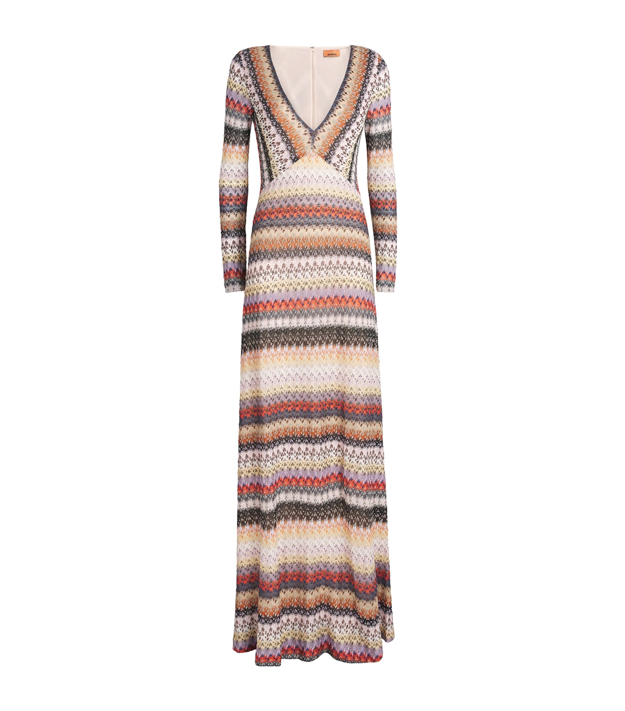 Missoni Lamé Maxi Dress In Multi