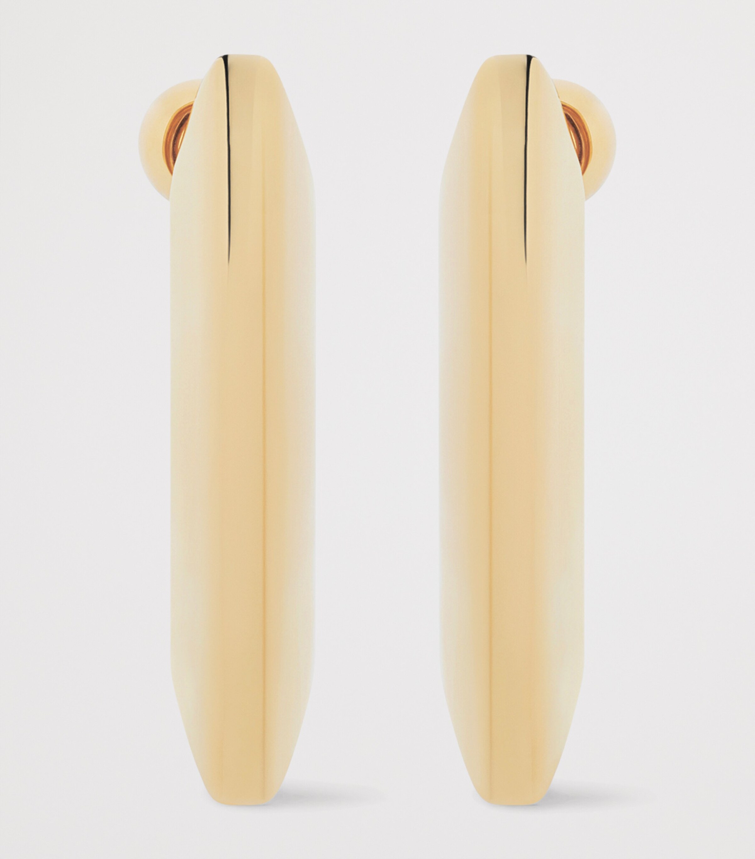 Large Structural Earrings GOLDEN YELLOW Image 3