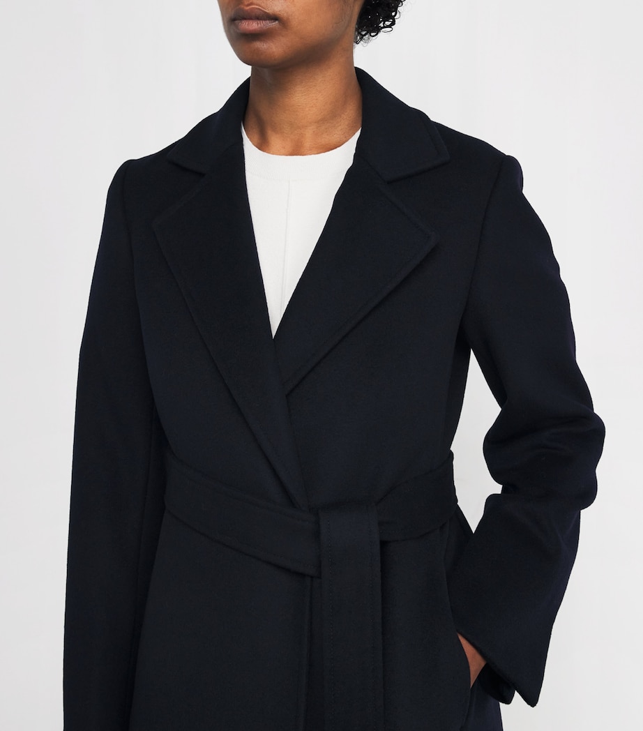 Wool Longrun Coat NAVY Image 6