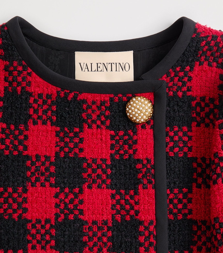 Tweed Check Mini Dress 9QK Image 8