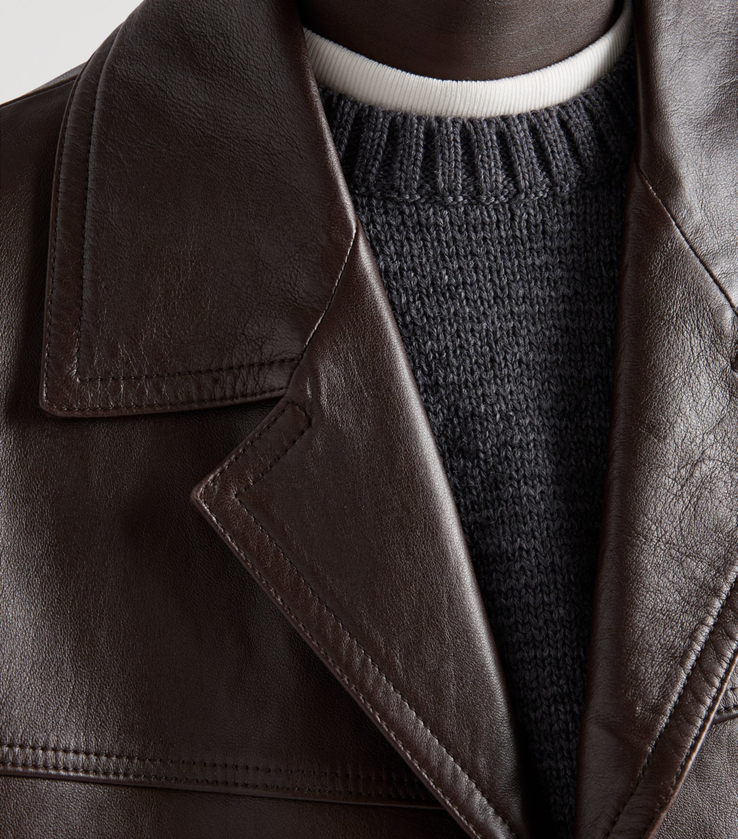 Prada Mens Wool Sweater Grey Image 3