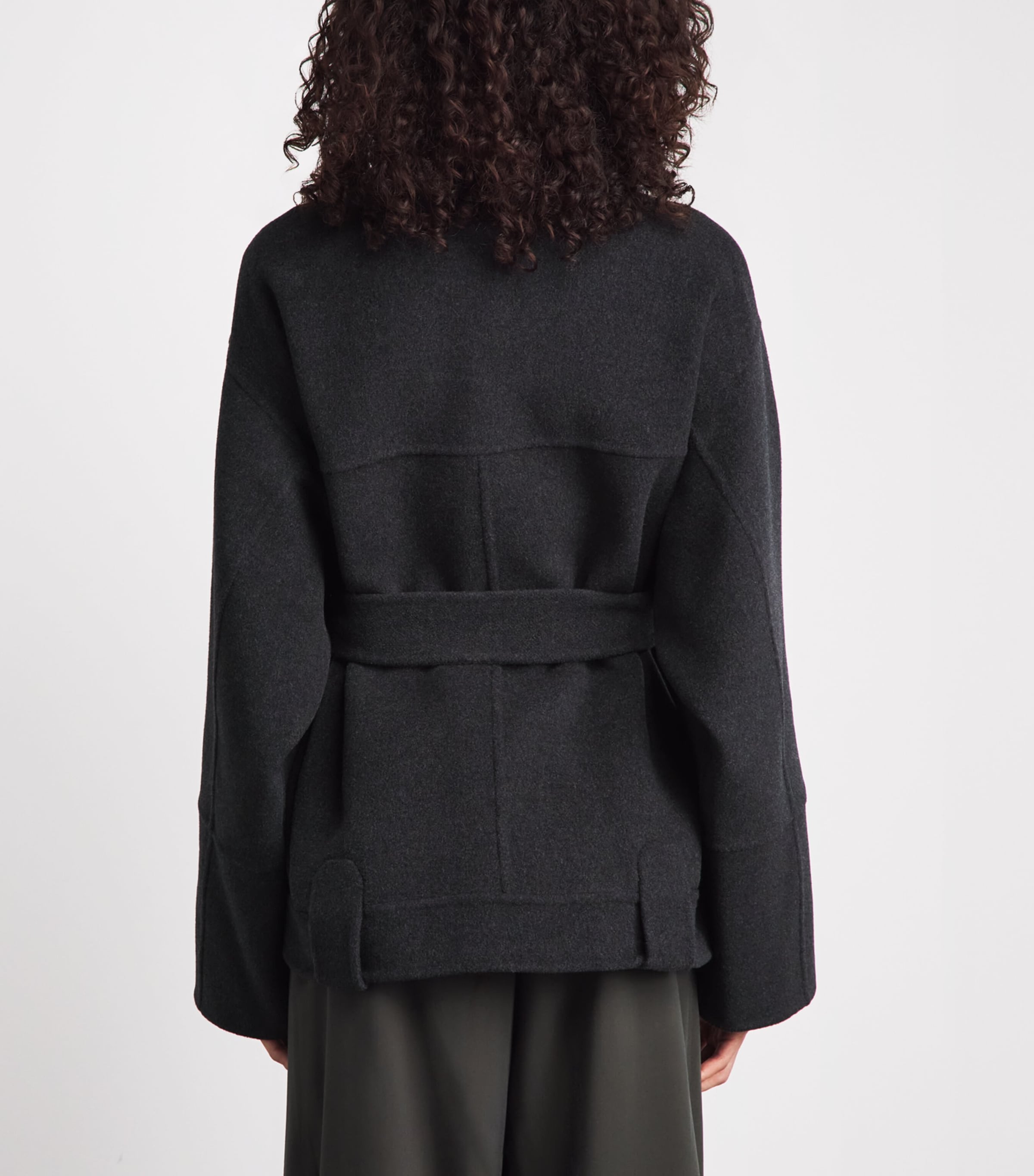 Khaite Wool Alder Jacket In Grey
