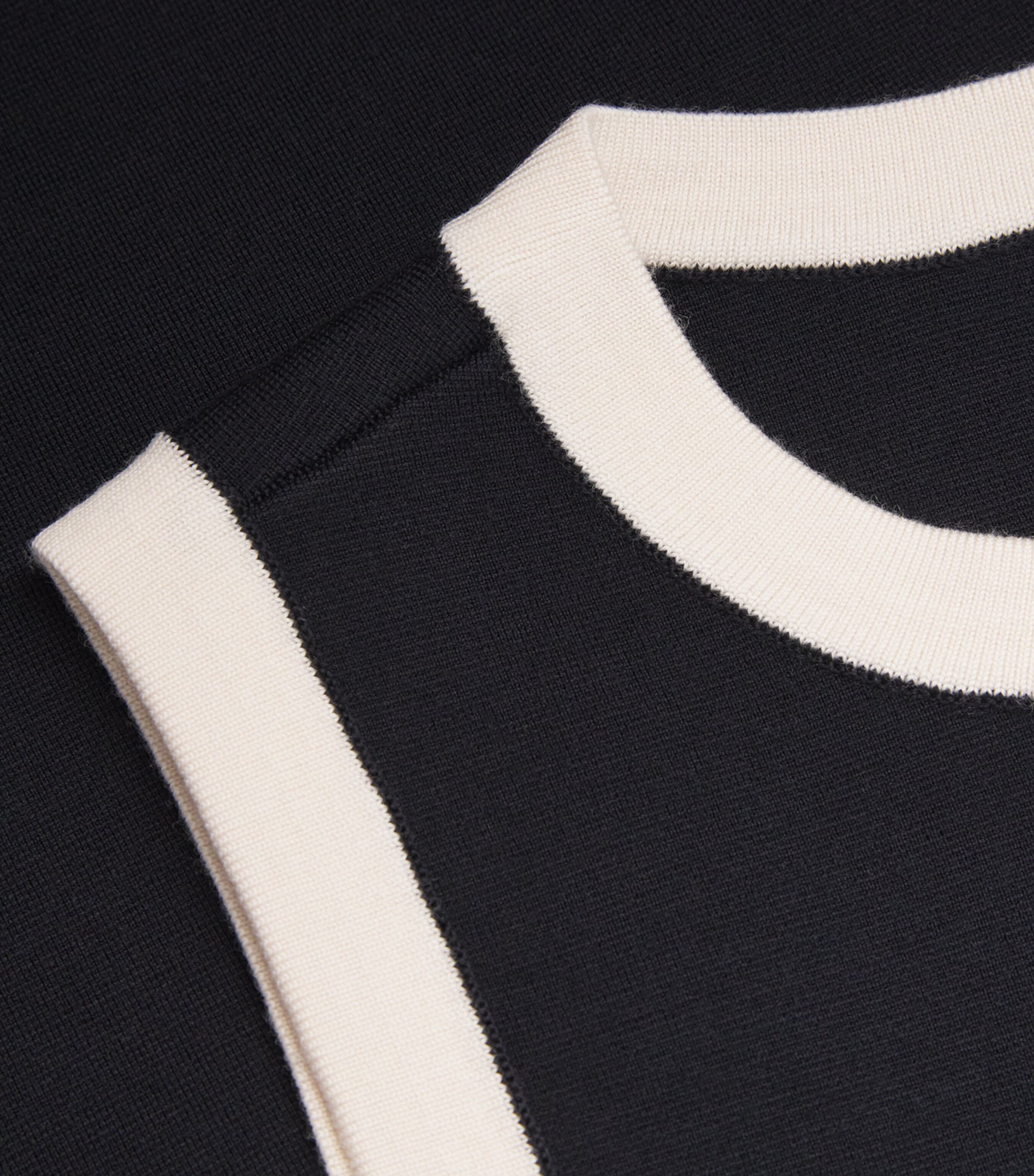 Wool-Blend The Mixed Mini Dress INDIGO Image 5