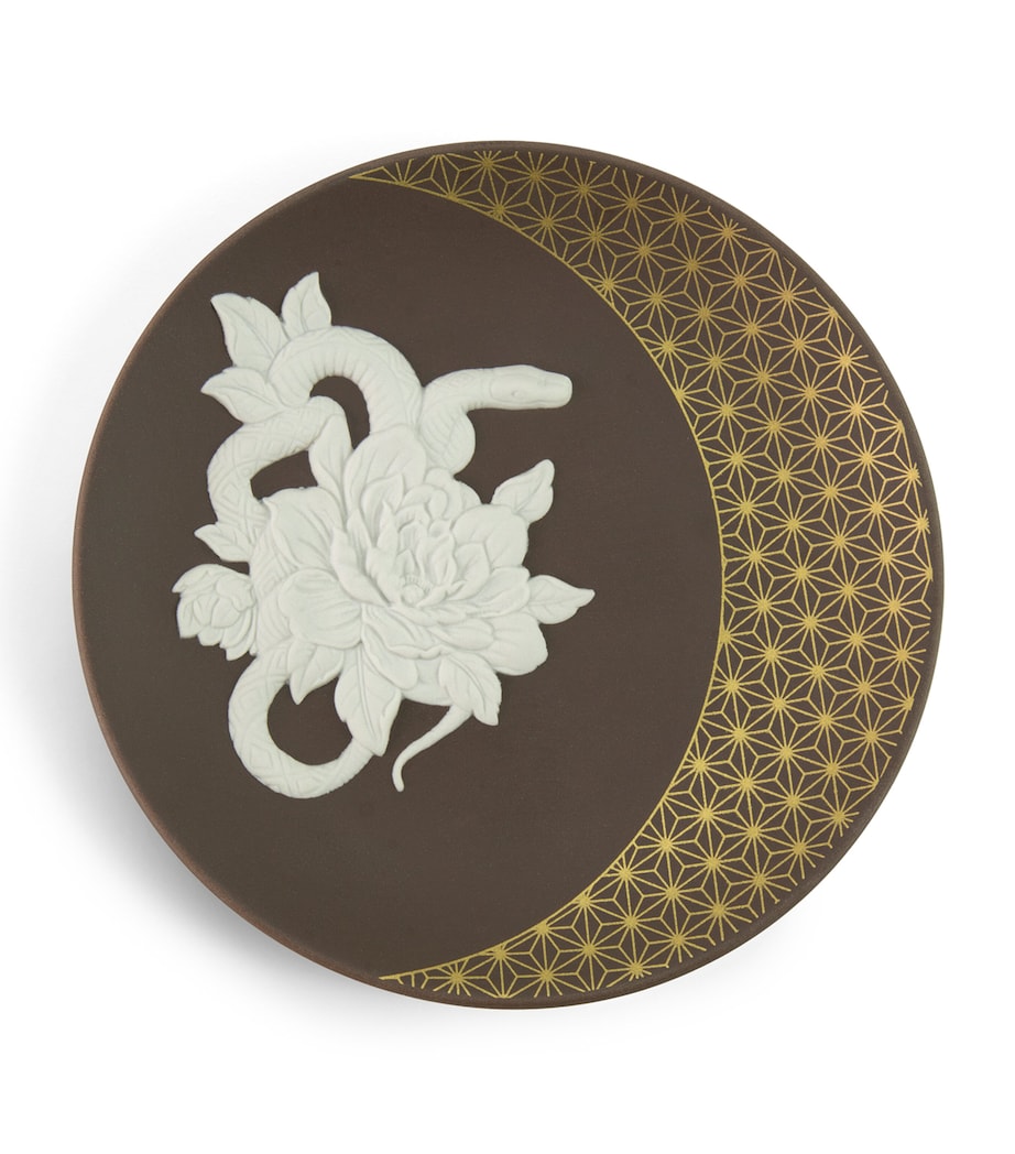 Snake Decorative Plate (12.5cm) BROWN Image 1