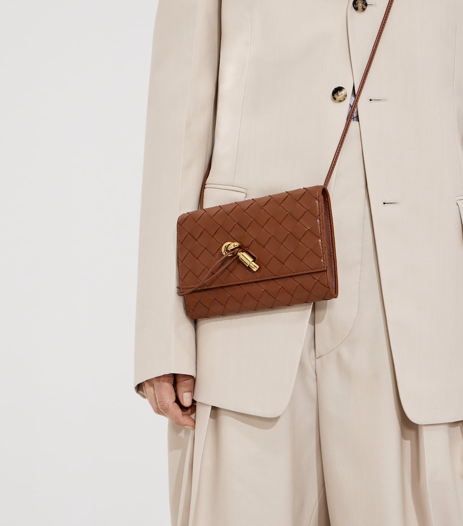 Bottega Veneta Leather Andiamo Shoulder Bag Image 5