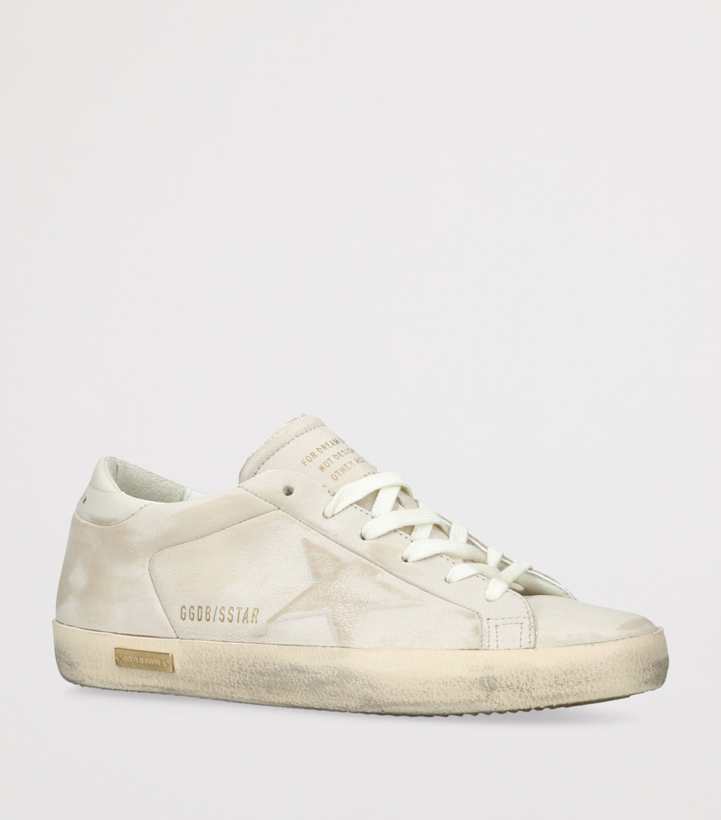 Leather Super-Star Sneakers BONE Image 3