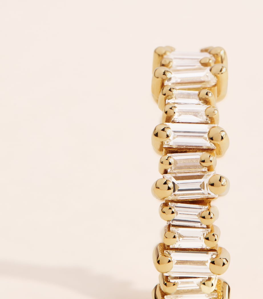 Suzanne Kalan Yellow Gold and Diamond Bold Eternity Ring Yg/wd Image 3