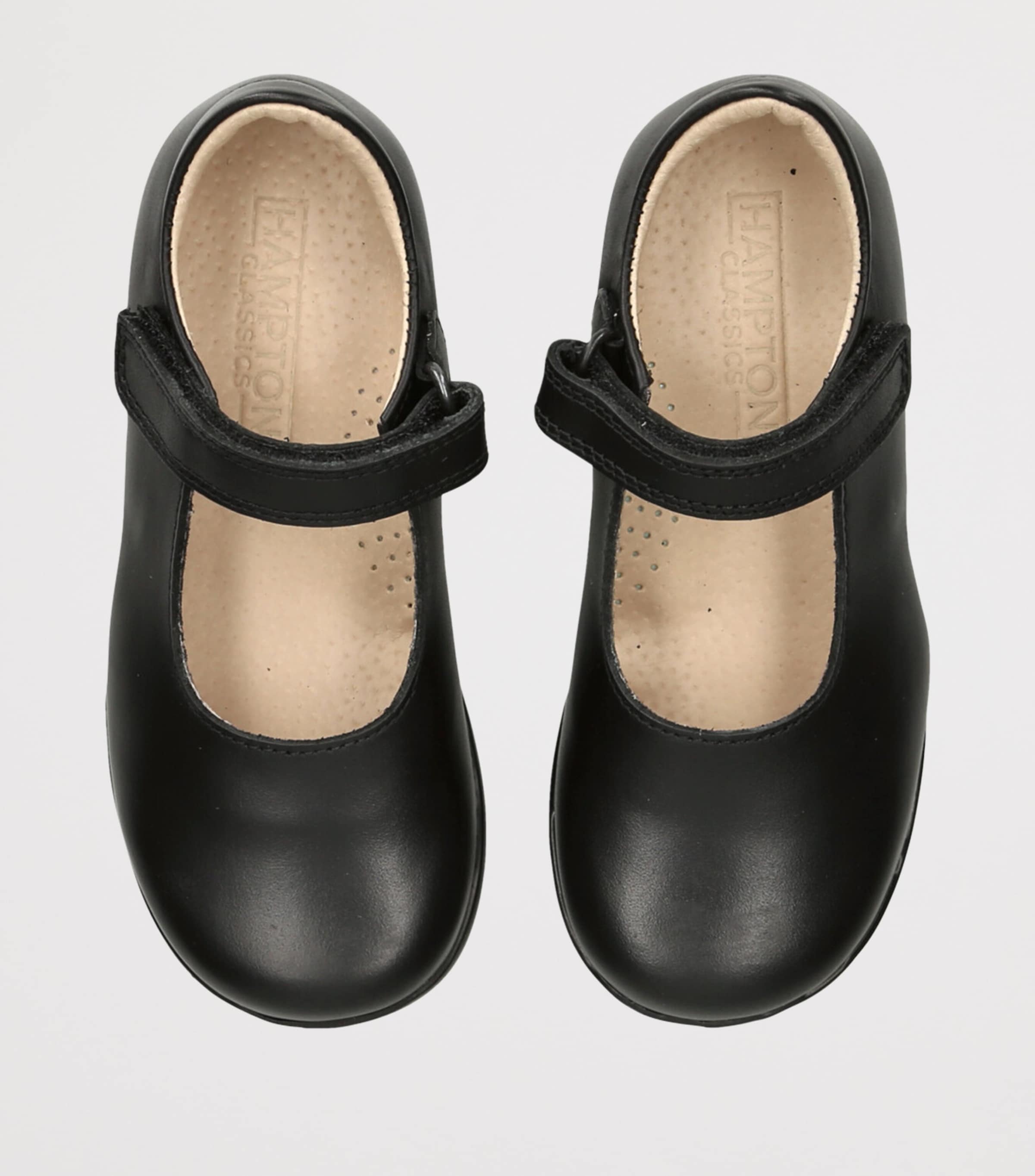 Leather Emily School Shoes BLACK Image 4