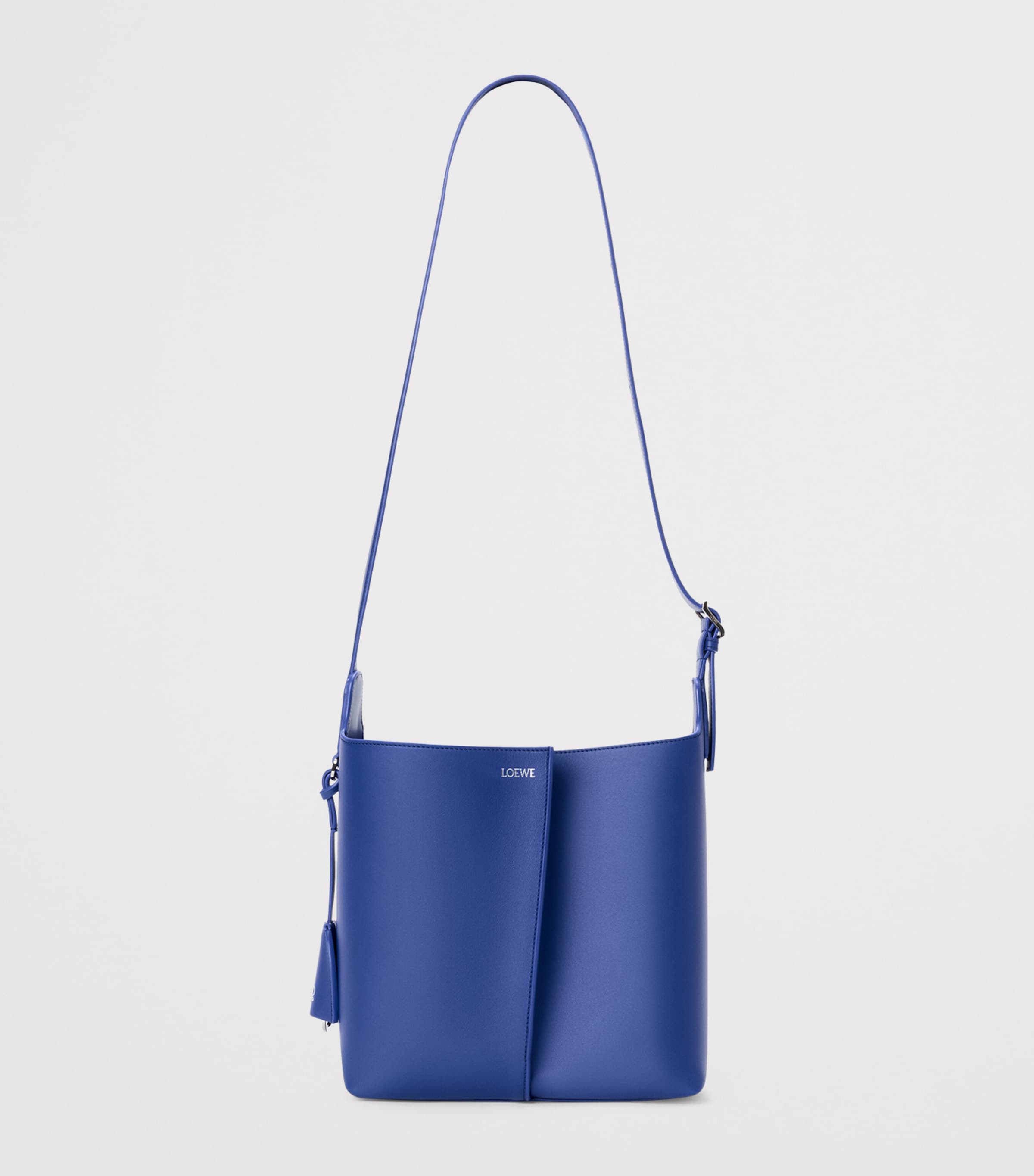 LOEWE Blue Medium Leather Bilbao Bucket Bag | Harrods UK