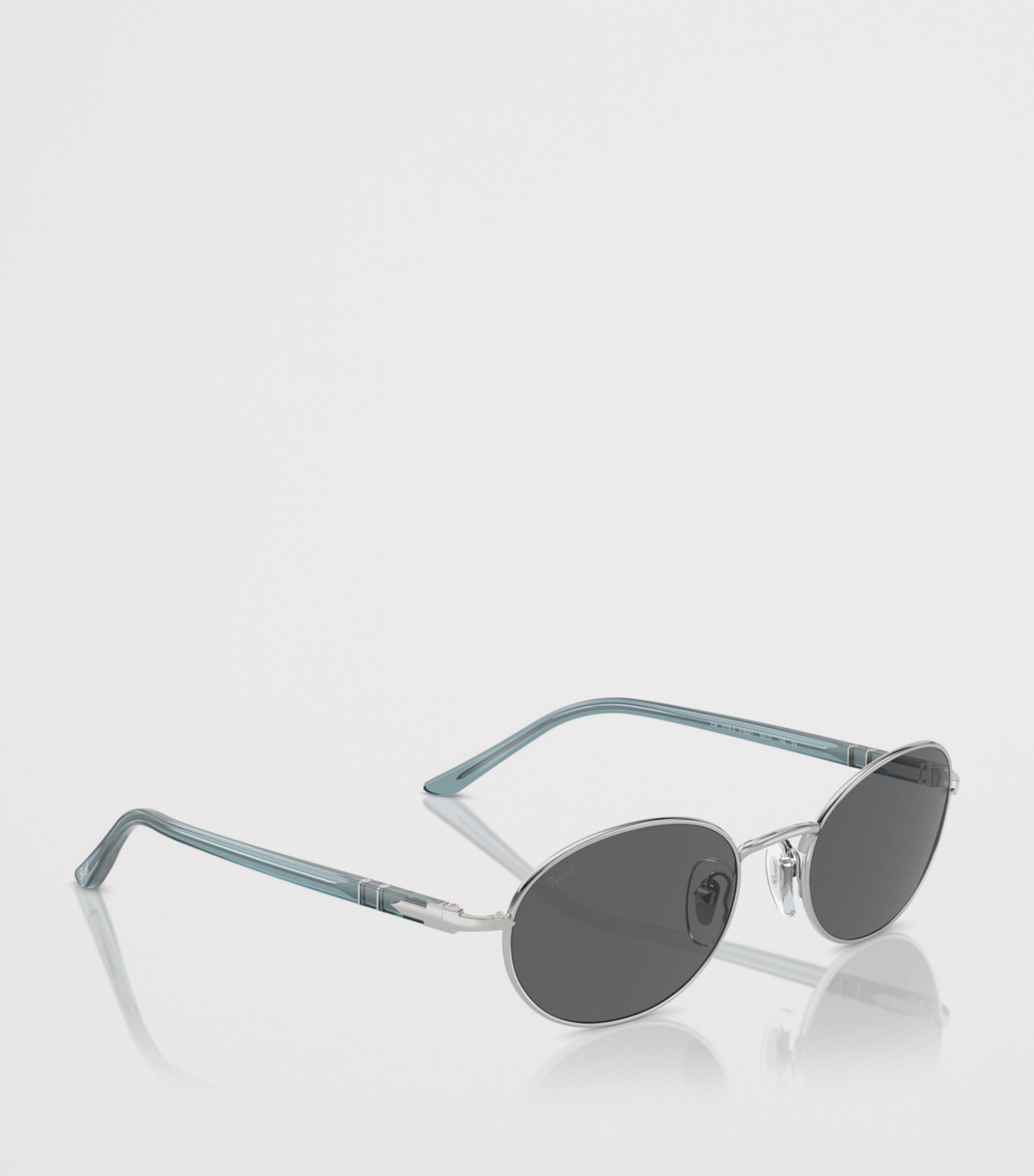 Persol Ida Oval Sunglasses Silver Image 6