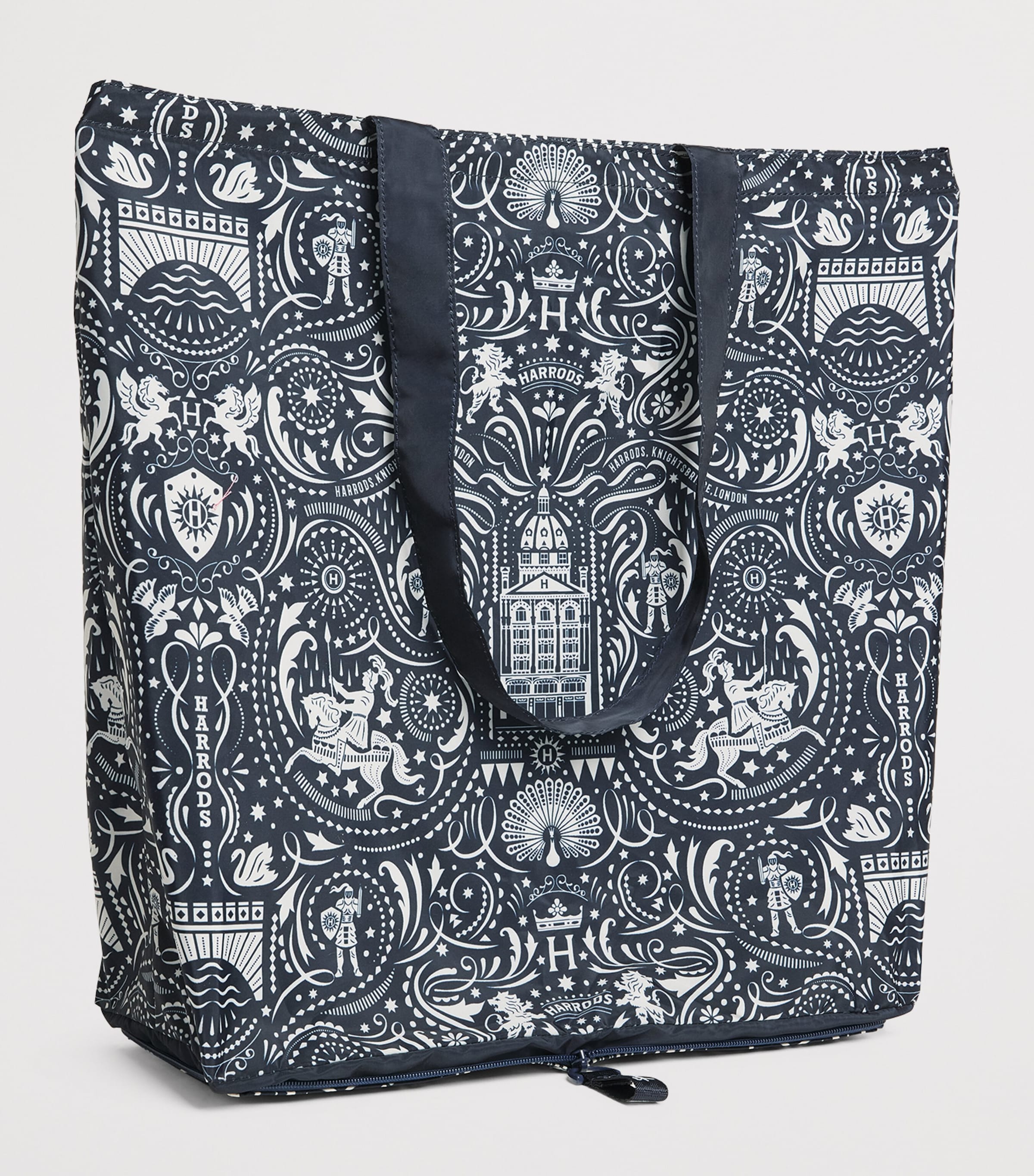 Harrods Multi Knights of Brompton Pocket Shopper Bag | Harrods US