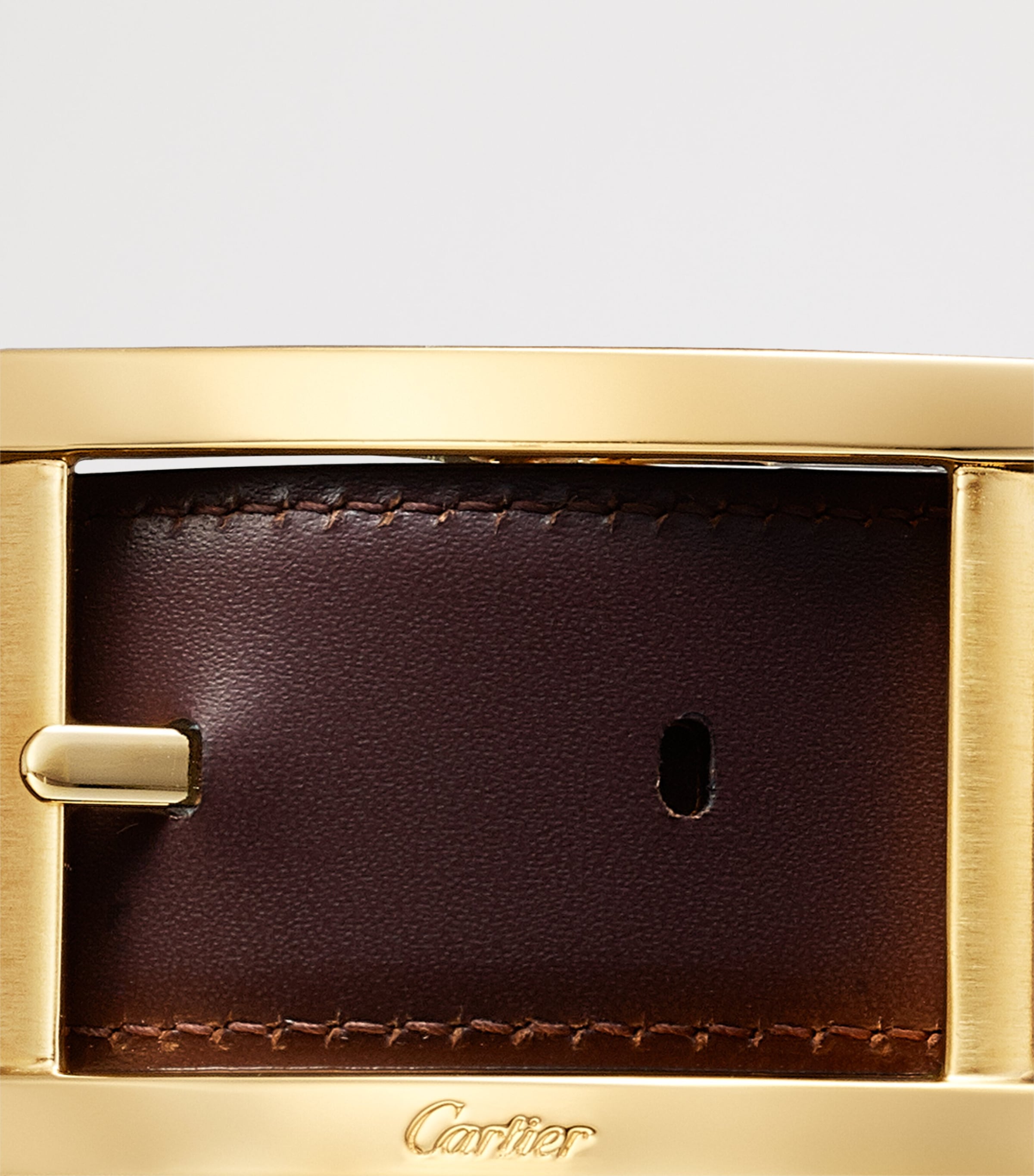 Cartier Leather Reversible Tank de Cartier Belt Black Image 5