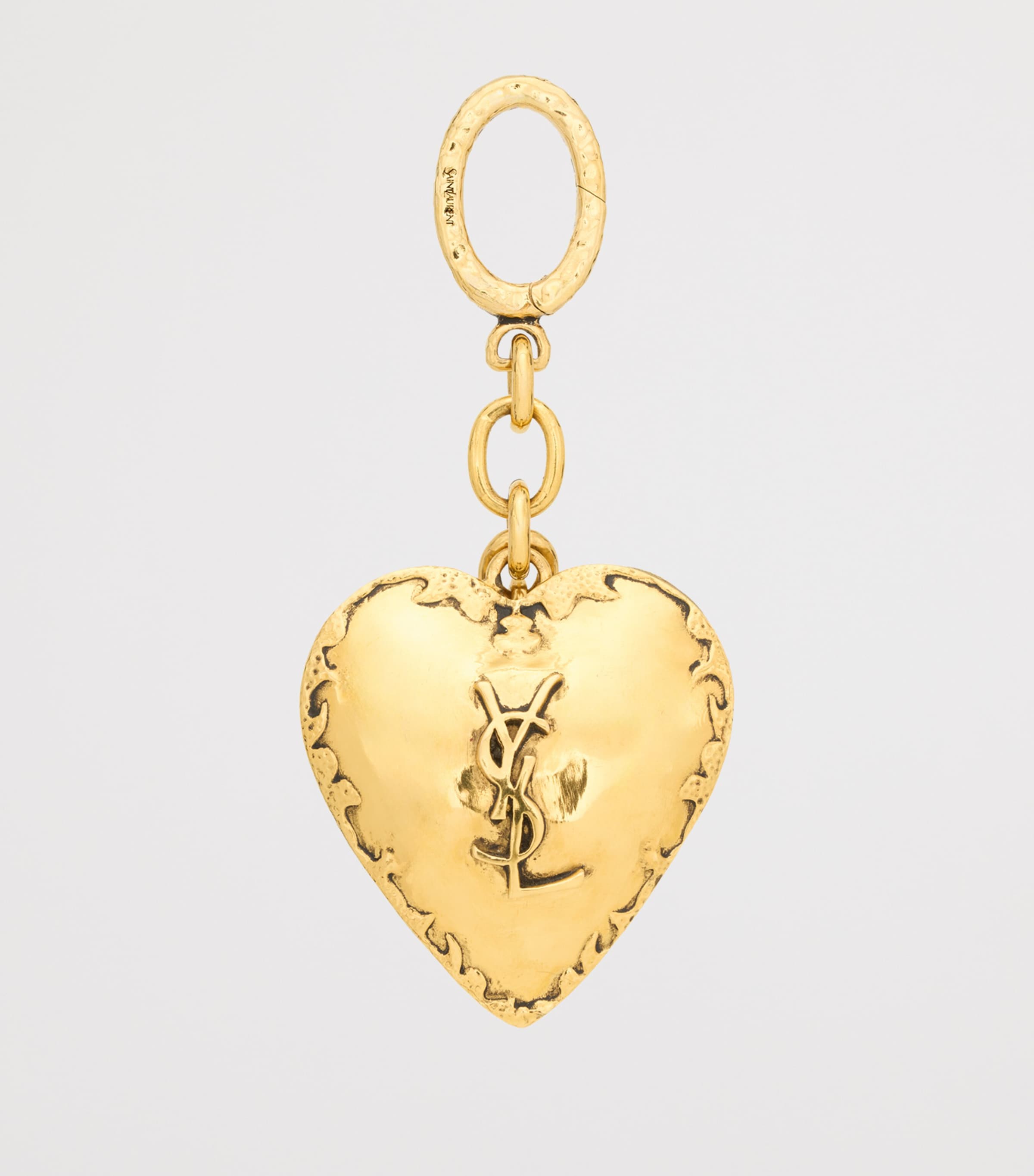 Saint Laurent Cassandre Heart Bag Charm Image 2
