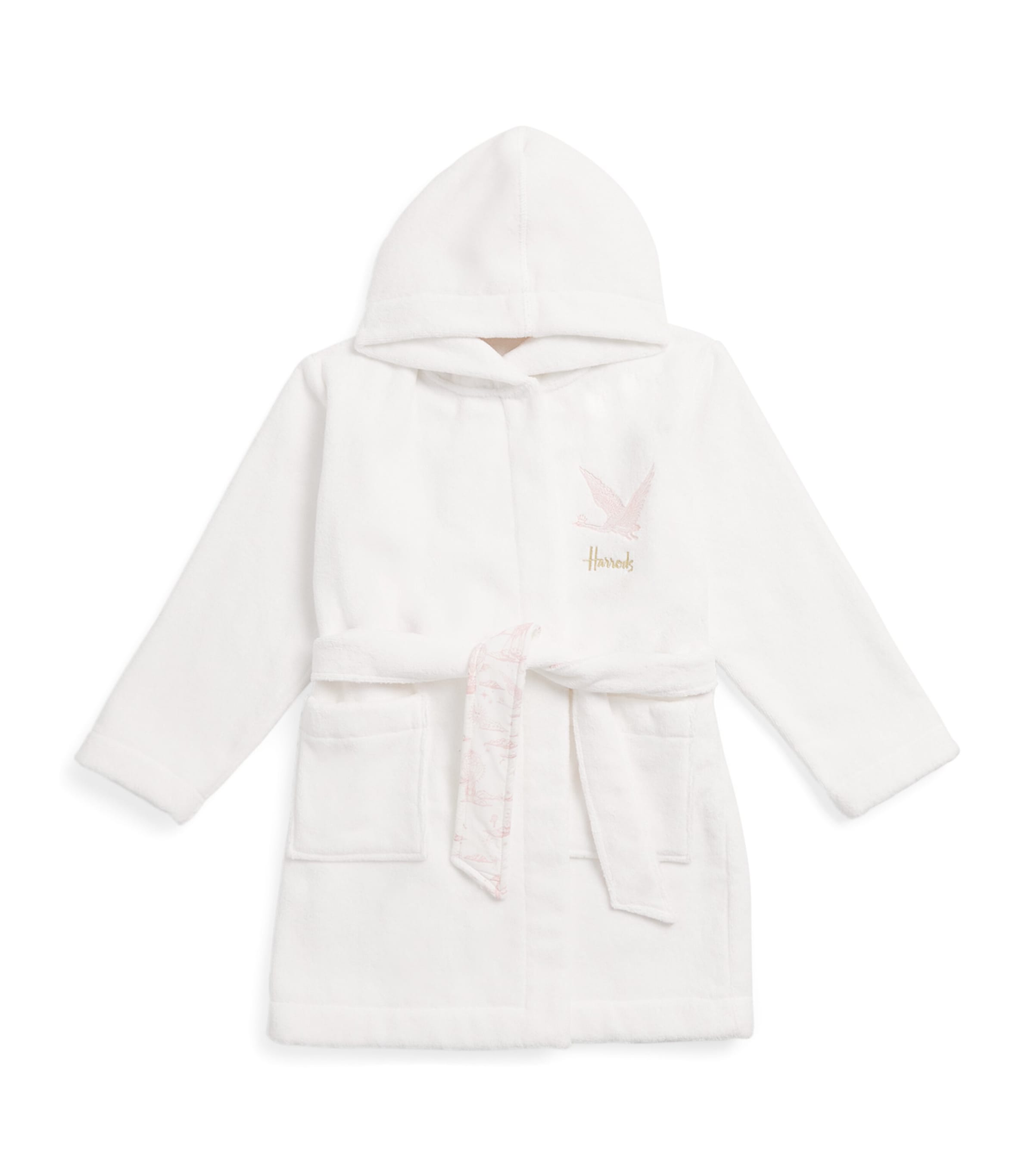 Embroidered Bathrobe PINK Image 1