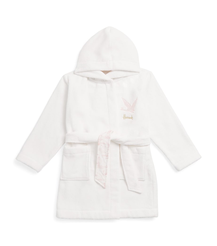 Embroidered Bathrobe PINK Image 1