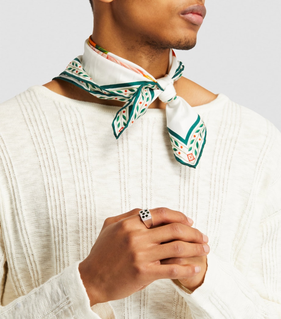 EXCLUSIVE Sterling Silver Rose Garden Signet Ring SILVER (925) Image 5