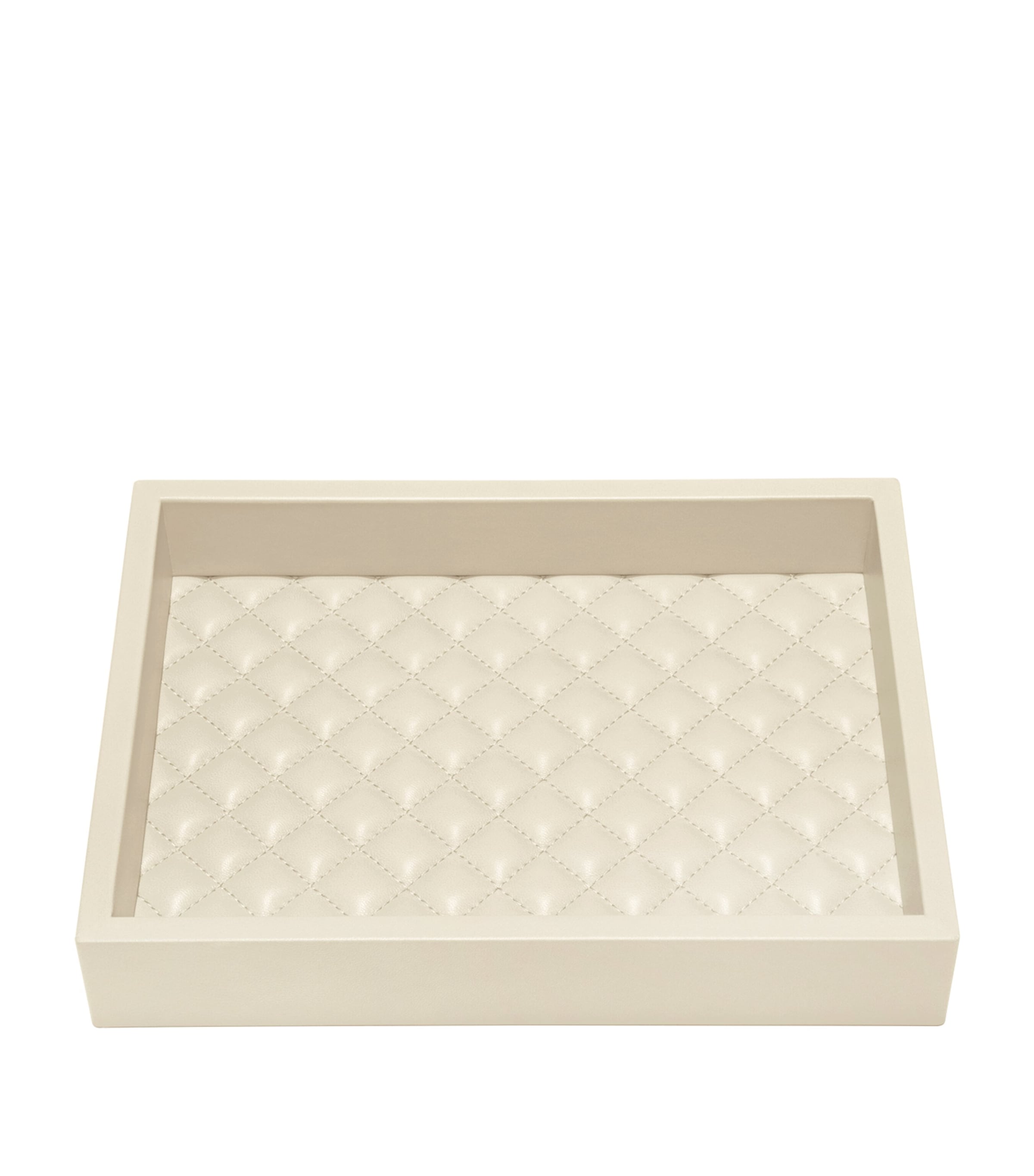 Riviere Quilted Leather Tray