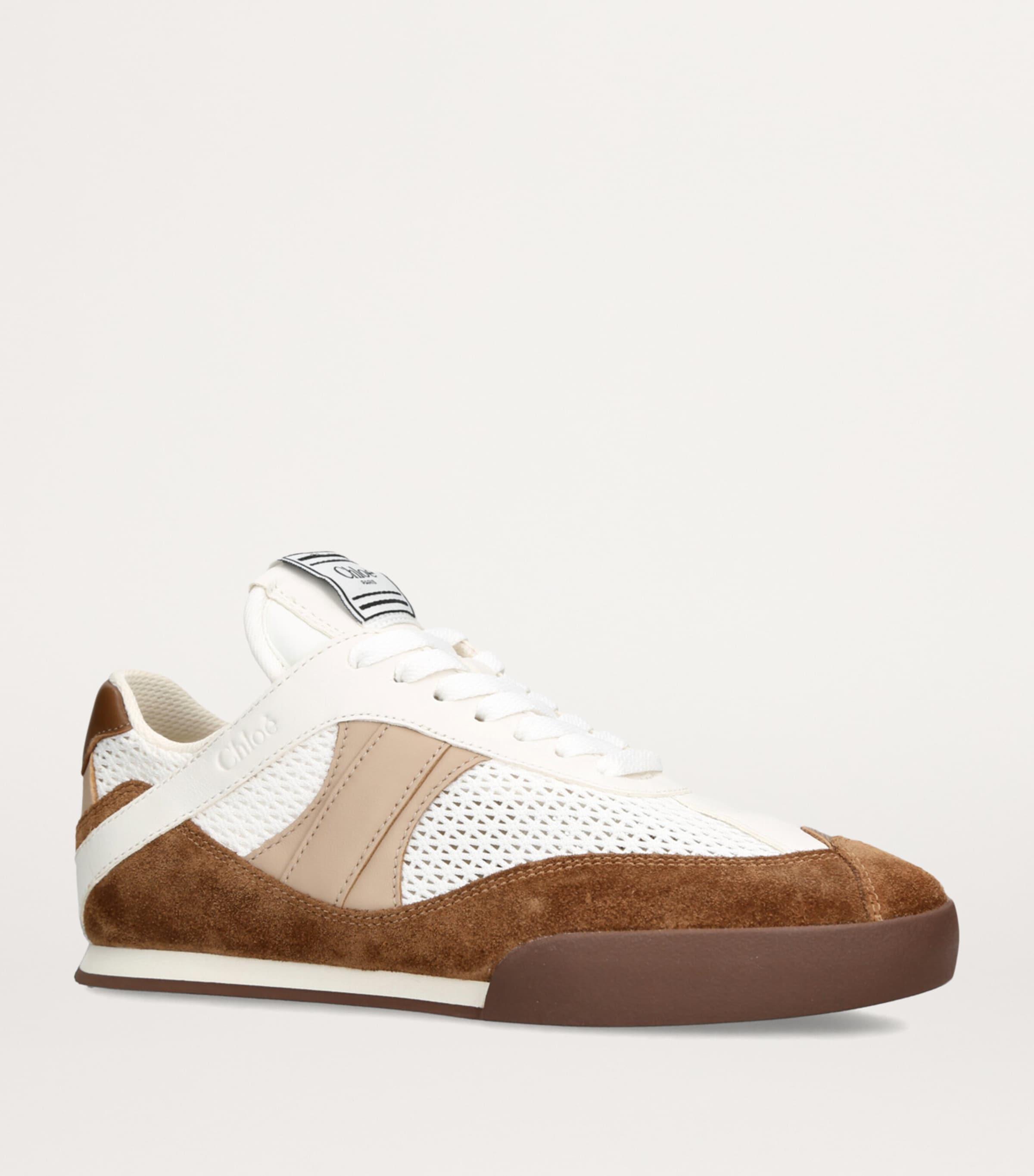 Chloé Leather Kick Sneakers | Harrods US