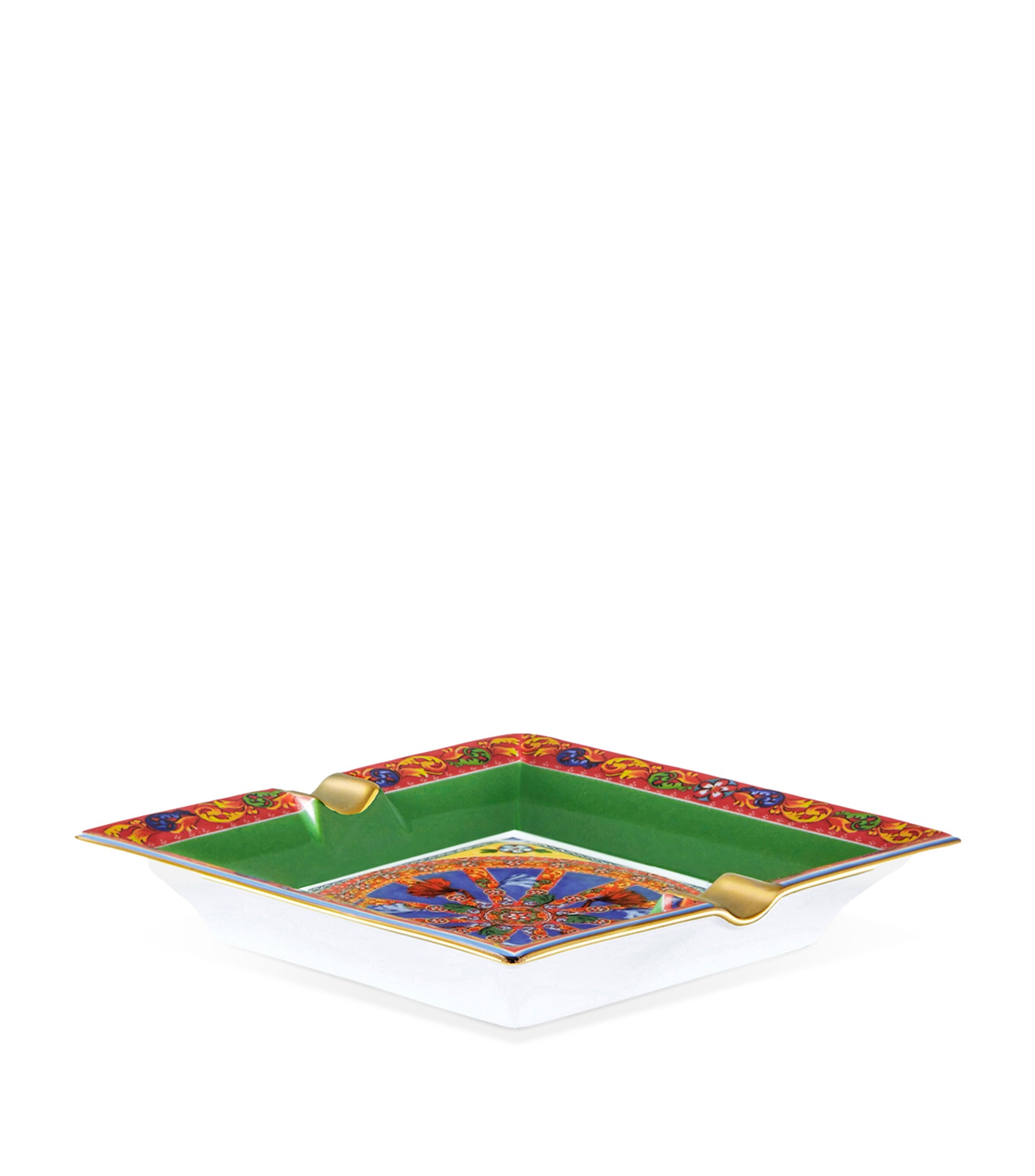 Dolce&Gabbana Casa Carretto Ashtray Carretto Multi Image 4