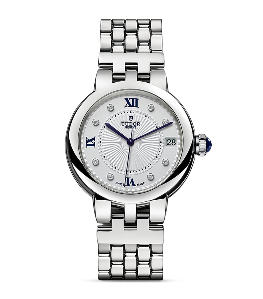 Clair de Rose Stainless Steel and Diamond Watch 34mm WHITE Image 1
