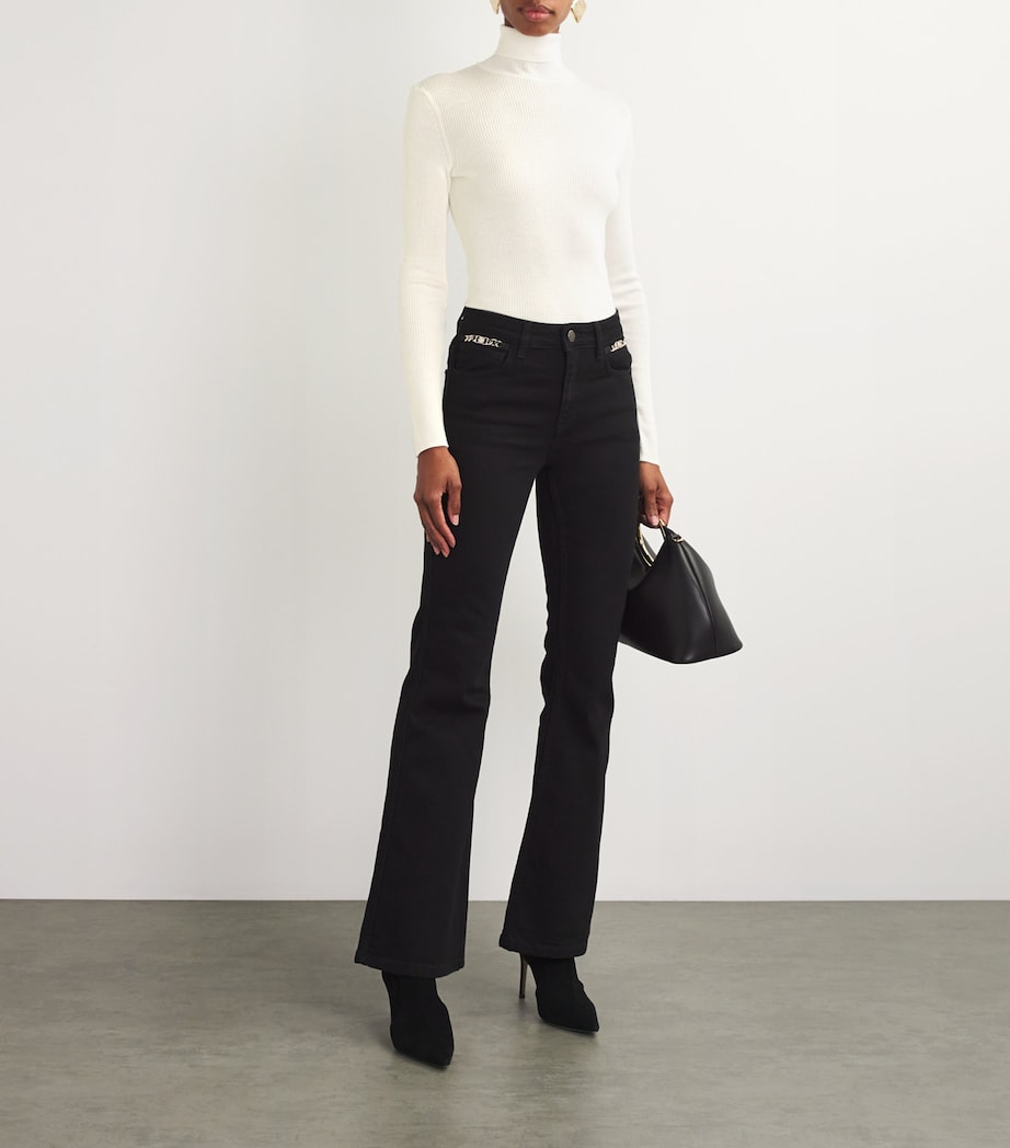 Wool-Silk Rollneck Sweater ECRU Image 2
