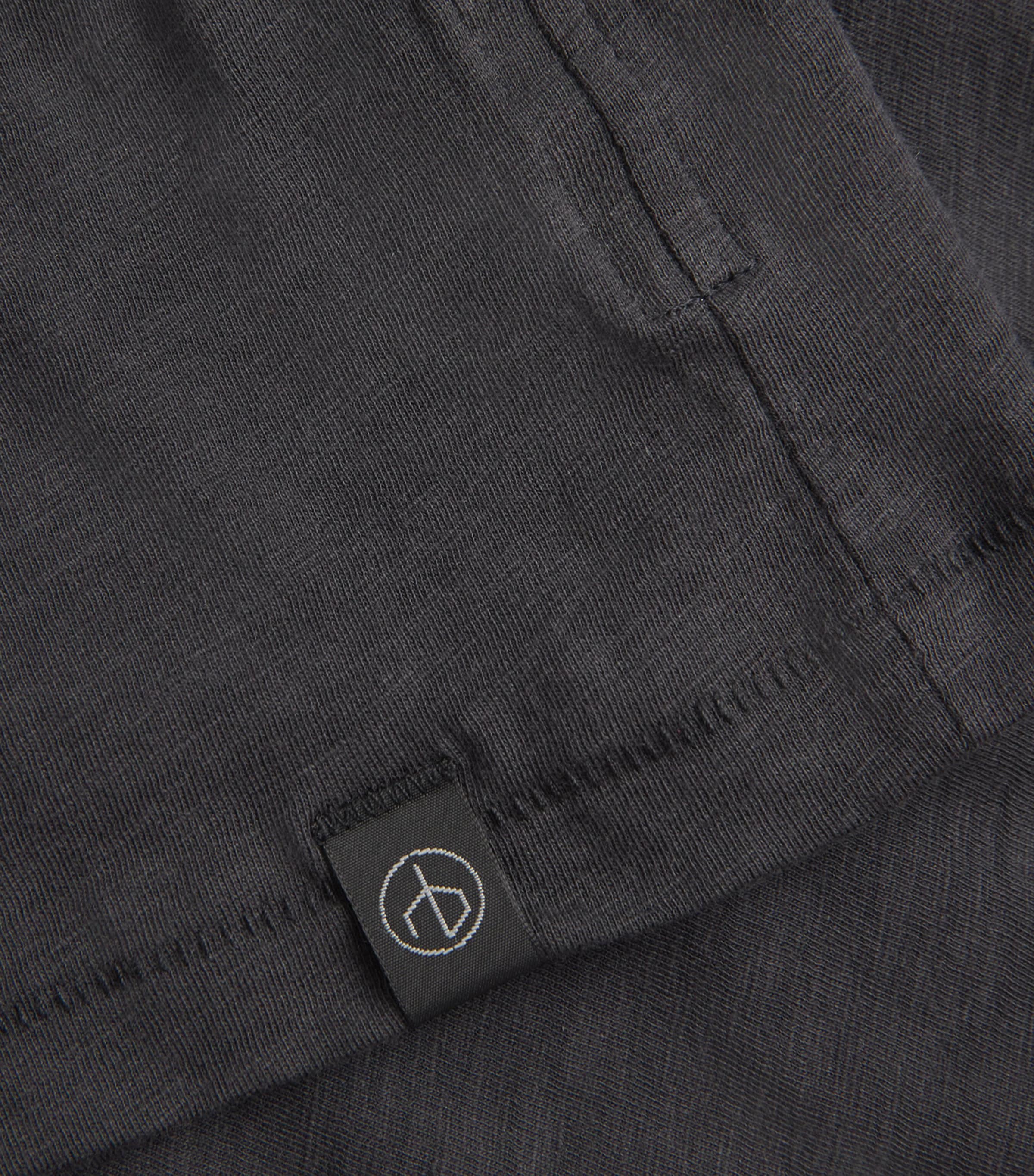 Pima Cotton The Slub T-Shirt BLACK Image 5