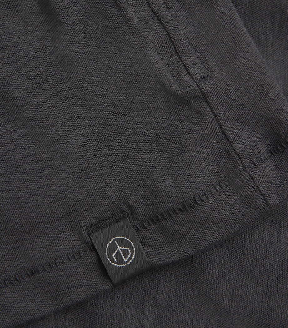 Pima Cotton The Slub T-Shirt BLACK Image 5