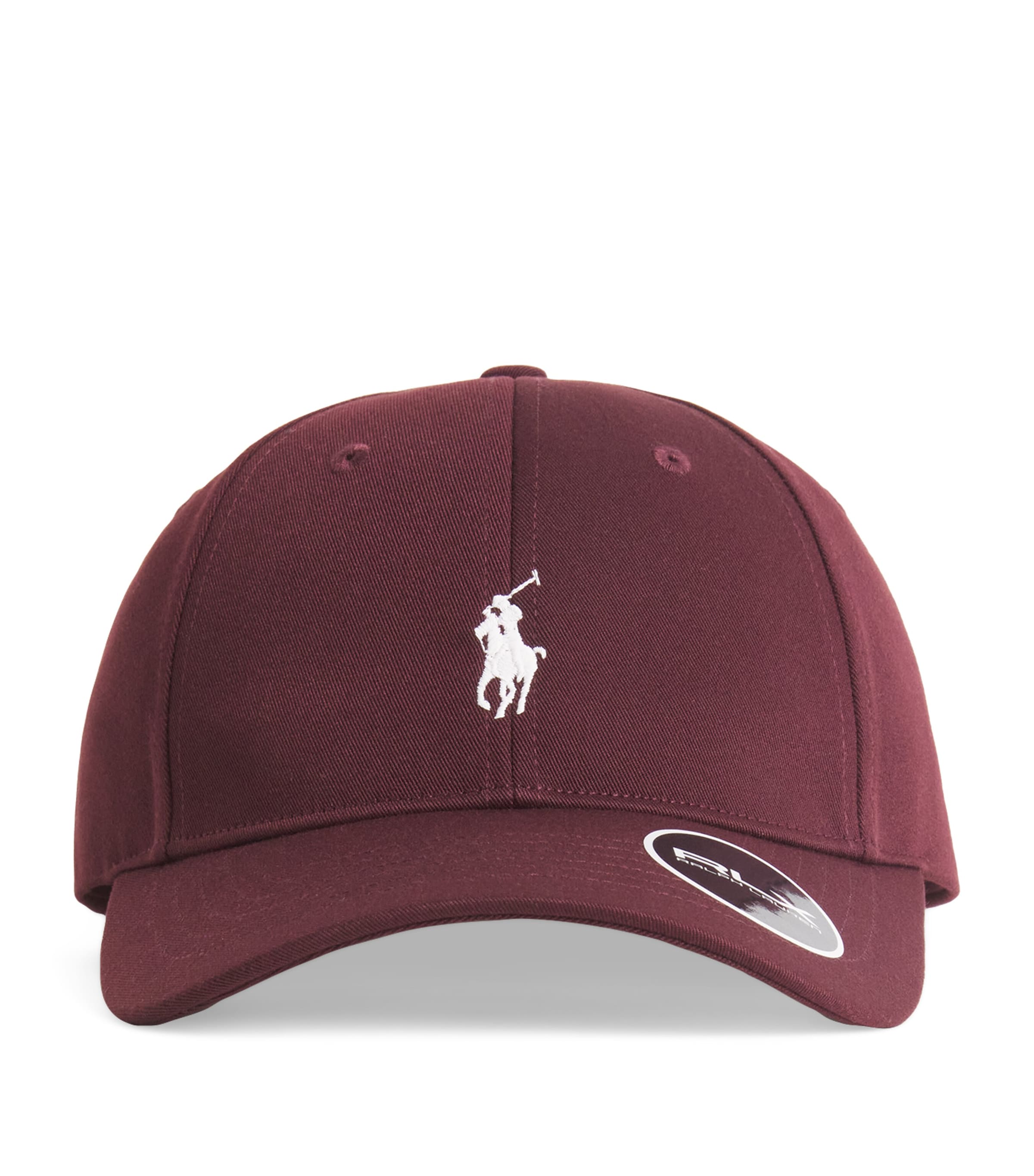 Polo Ralph Lauren Twill Polo Pony Baseball Cap In Burgundy