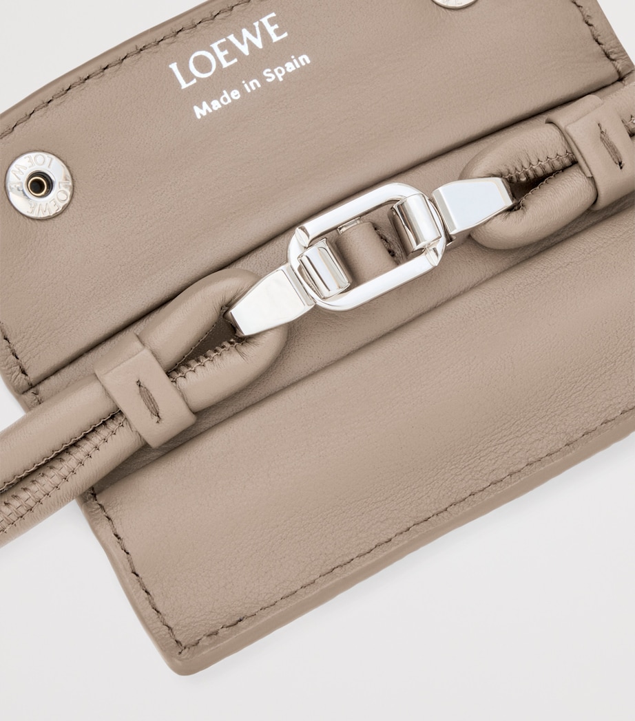 LOEWE Small Grained Leather Madrid Shoulder Bag Clay Image 16
