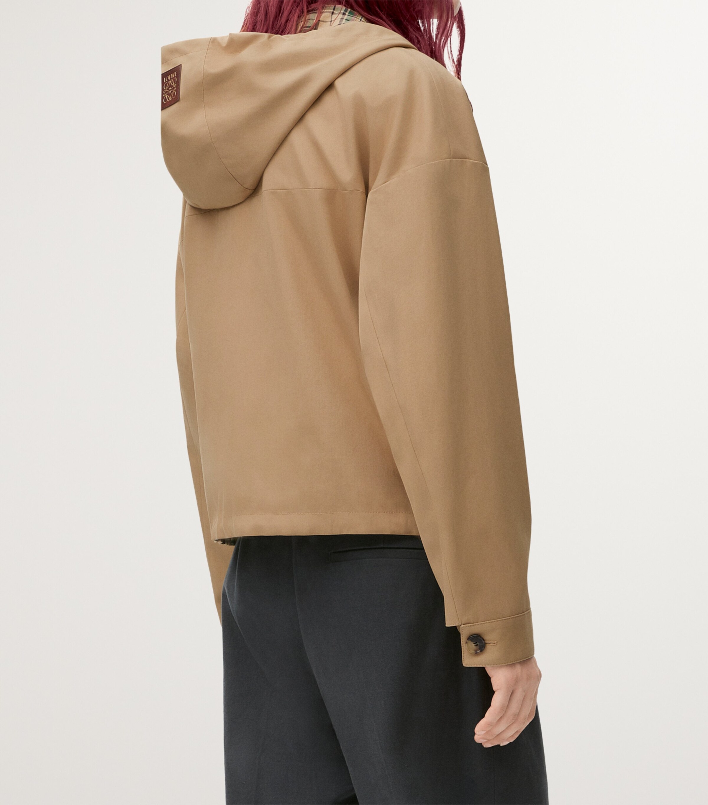 Cotton-Blend Reversible Jacket BEIGE Image 5