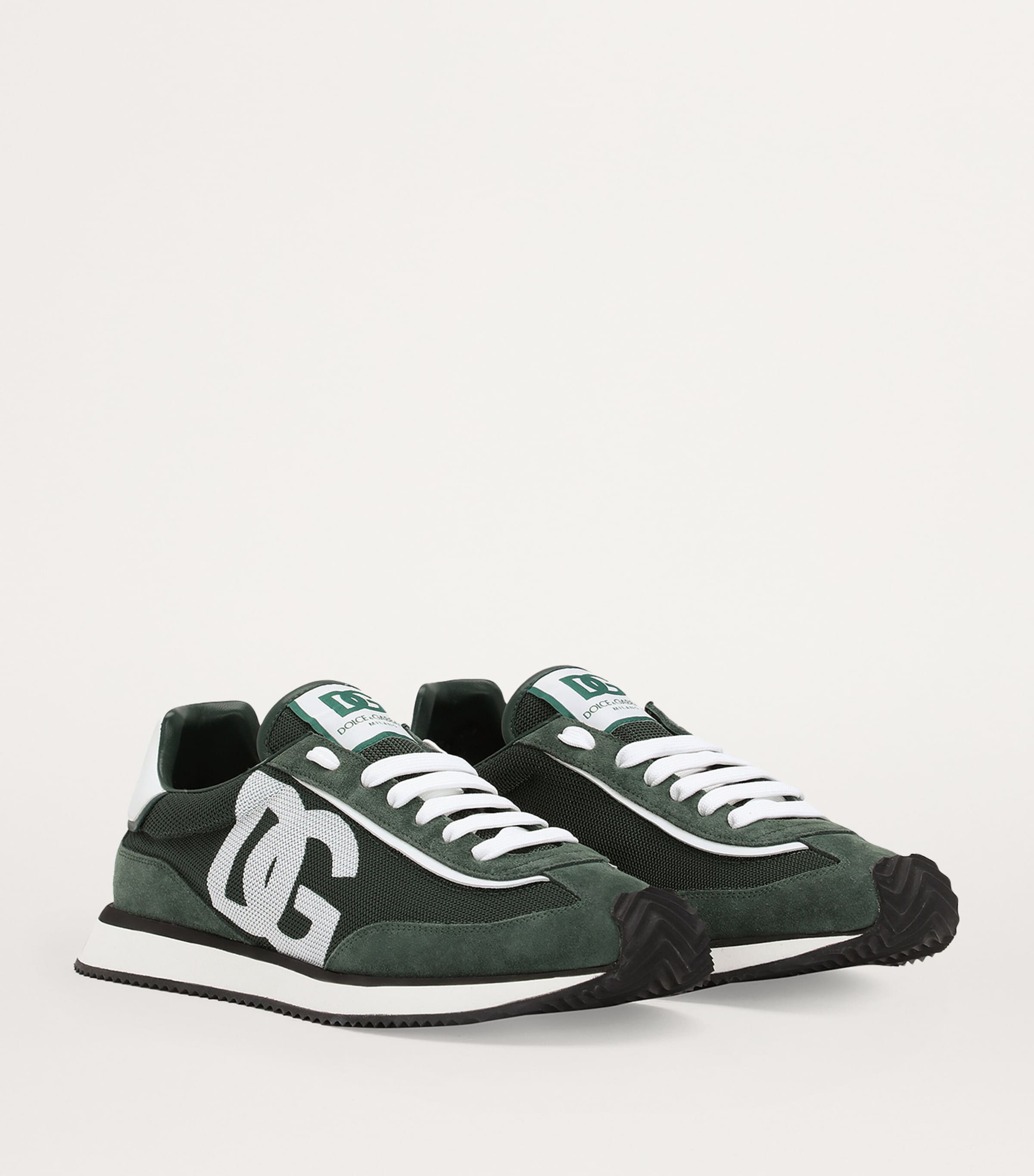 スニーカー Dolce Gabbana Aria Dg Runner Low-Top Sneakers Dolce&Gabbana Aria Floral Nylon and Leather Low-Top Sneakers