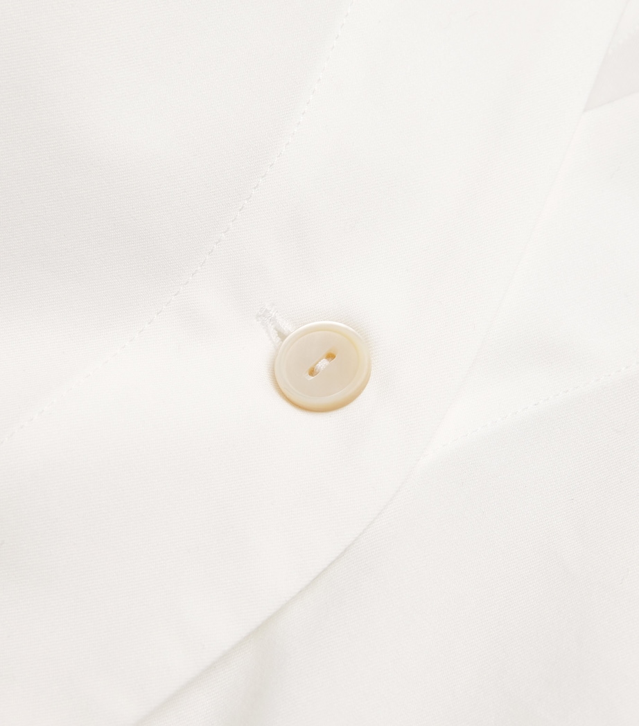 Palmer//Harding Womens Honesty Opens Shirt White Cotton Twill Image 5