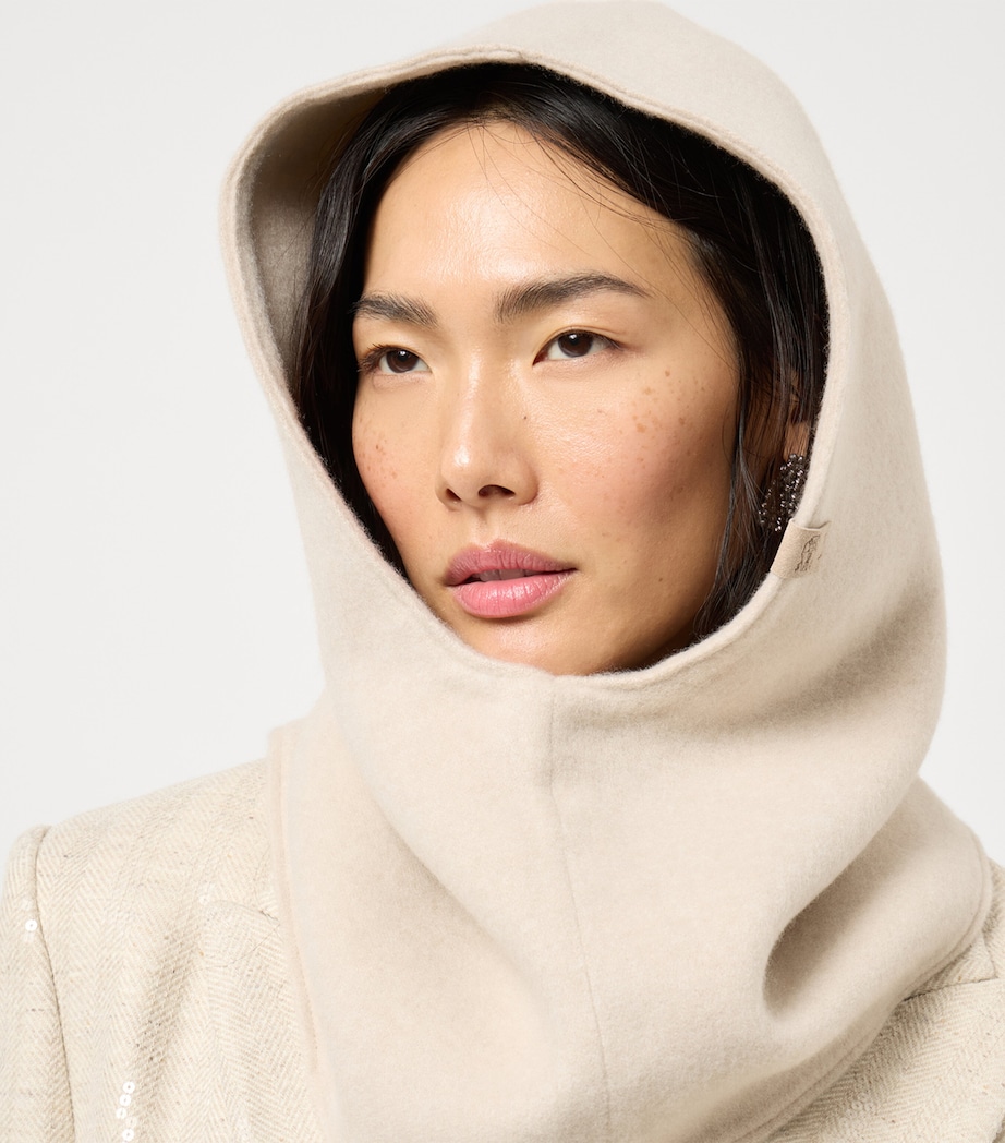 Wool-Cashmere Flannel Balaclava CCZ84 Image 2