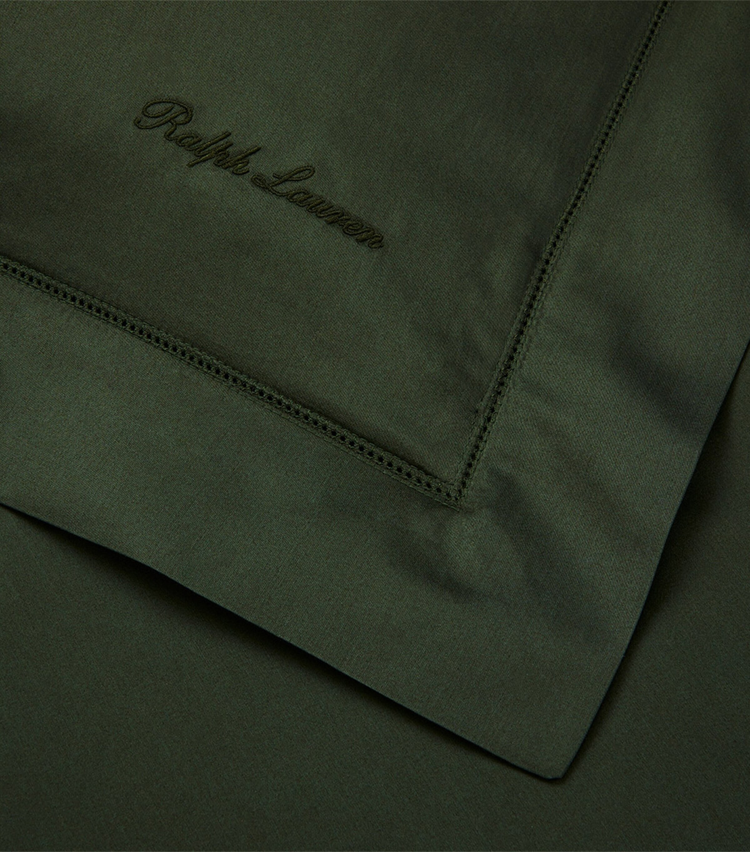 Ralph Lauren Home Cotton RL624 King Duvet Cover (240cm x 220cm) Dkgreen Image 3